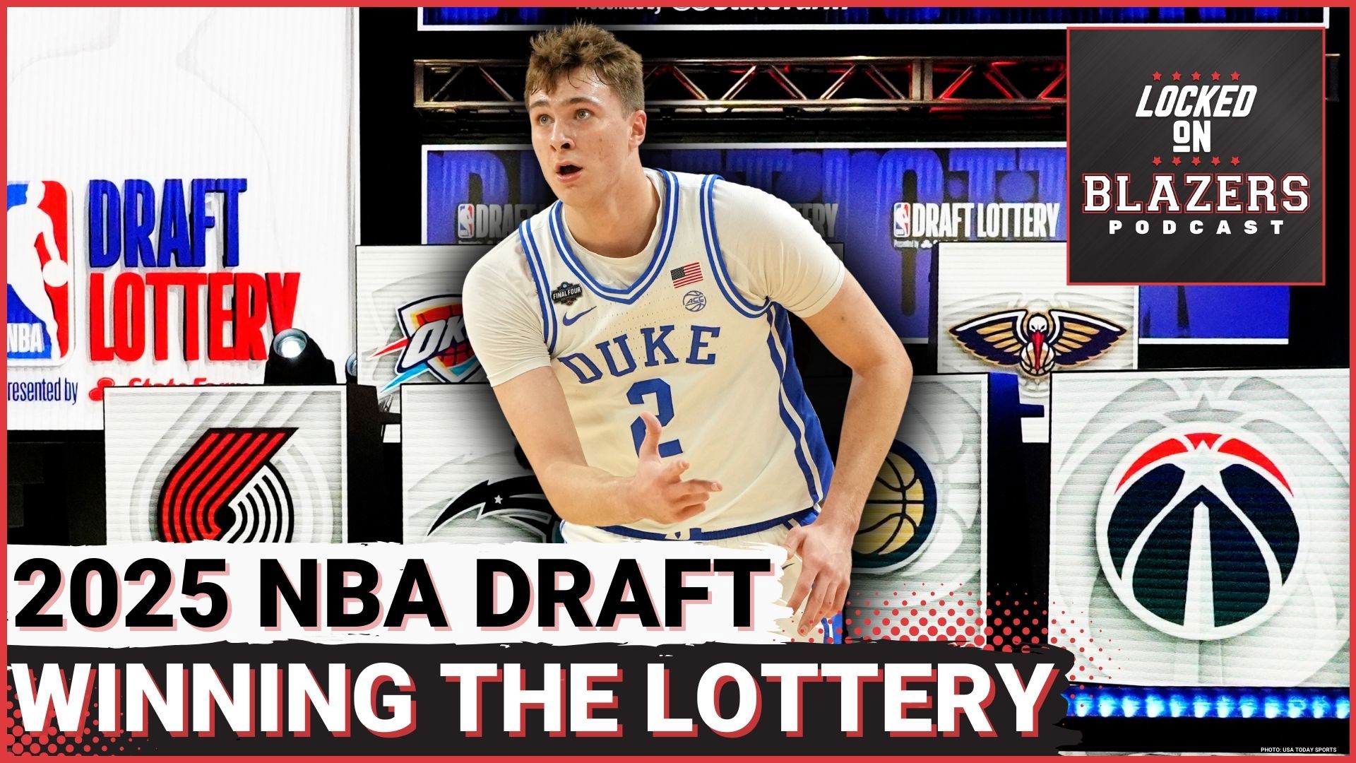 The Trail Blazers are Going to Win the 2025 NBA Draft Lottery. It's just what's happening. Cooper Flagg, welcome to Portland.