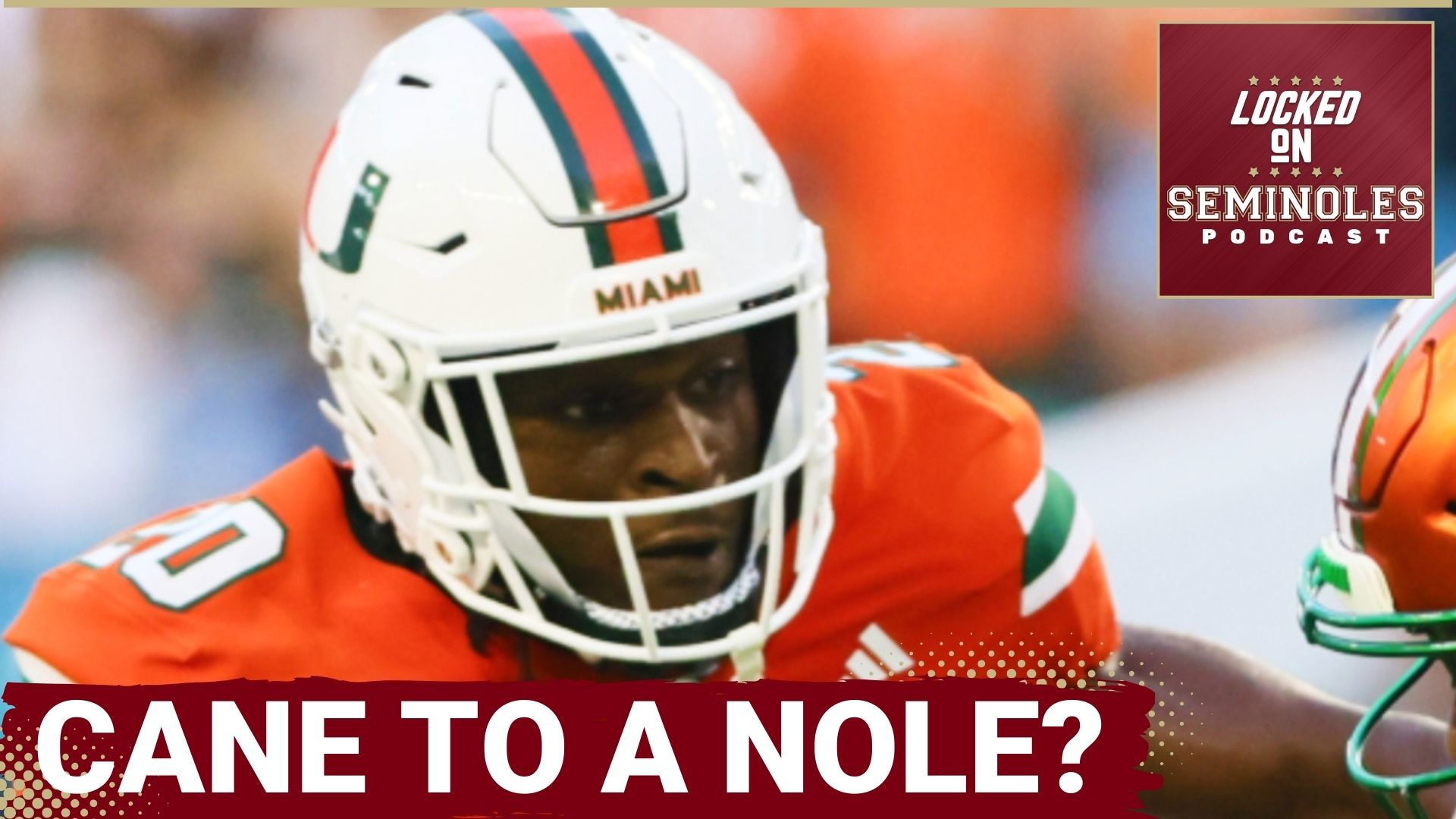 Florida State could bring in a former Miami Hurricane to the roster, believe it or not. Good idea? There's also the WR room to discuss after Hykeem Williams left FSU