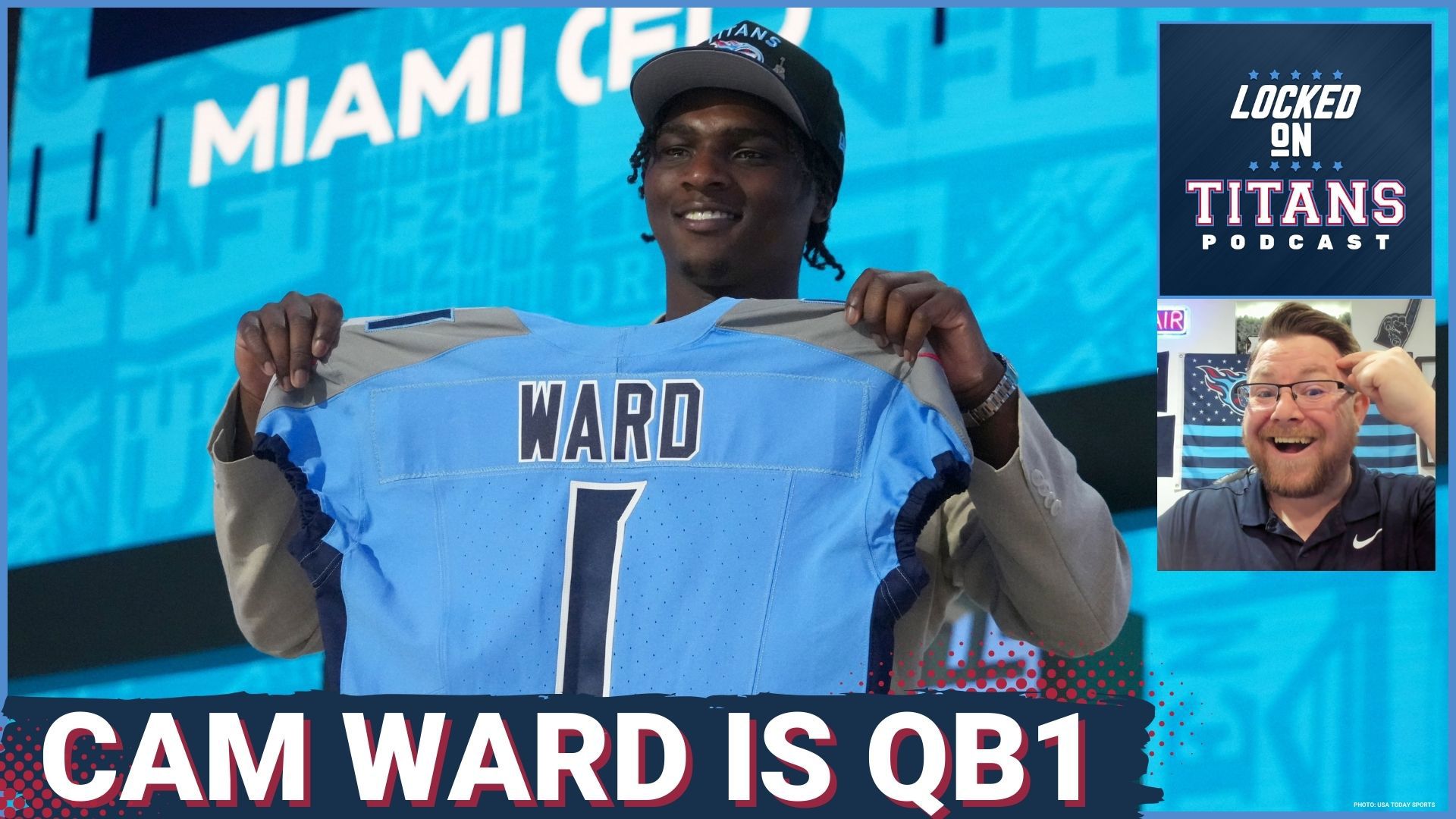 The Tennessee Titans selected Cam Ward to be their franchise quarterback, but recently said Will Levis will get equal reps to the rookie in a competition.