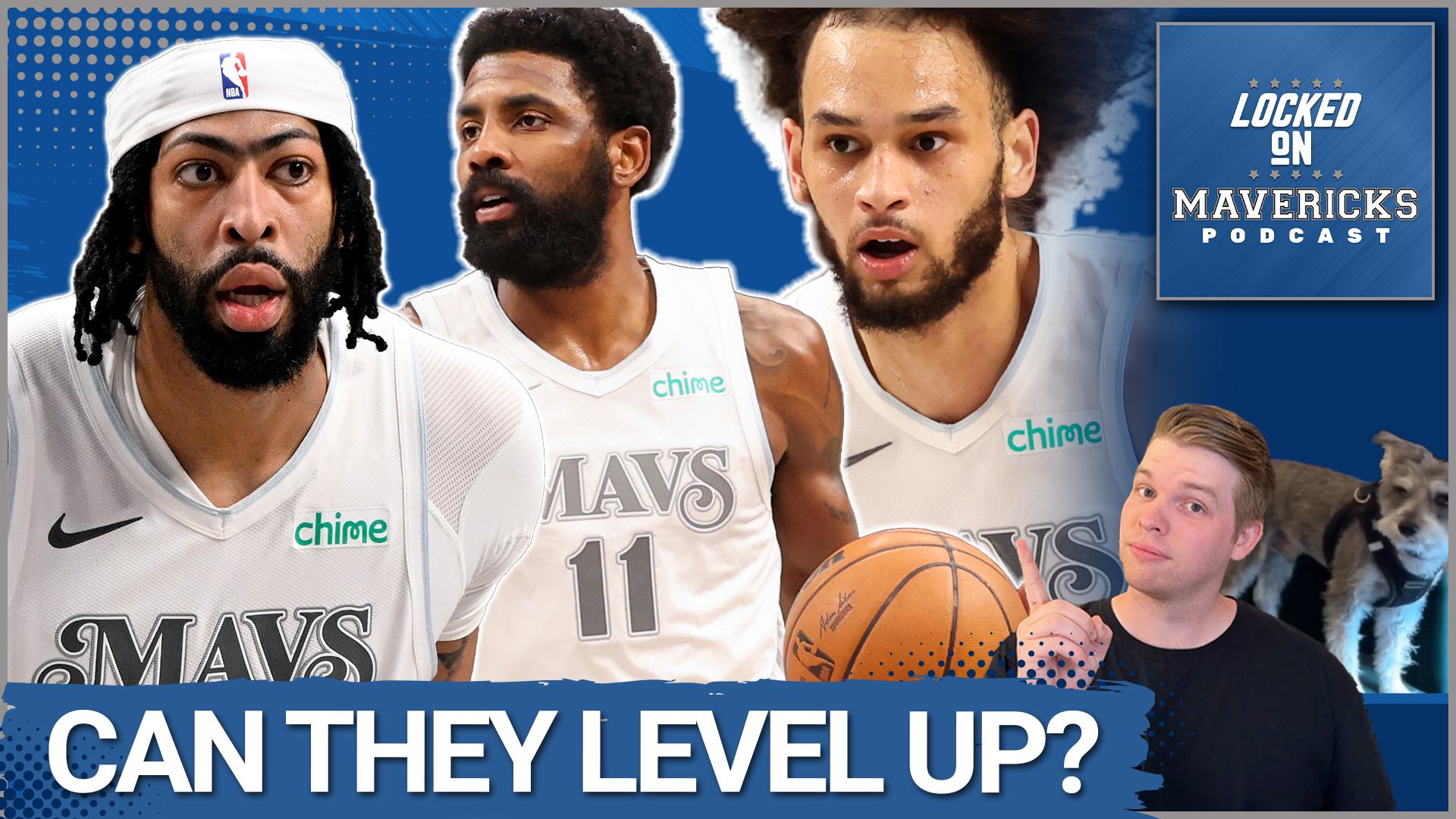 We discuss key questions for each Dallas Mavericks player, focusing on Anthony Davis's readiness as a top player, Kyrie Irving's recovery, and who needs to level up.