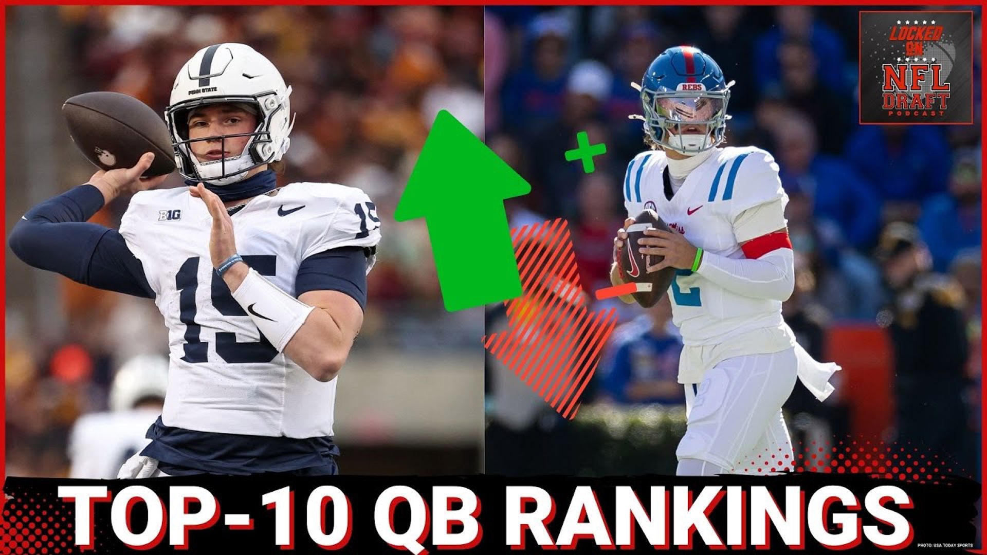 Which NFL draft QB prospect fell to the bottom in our latest update? DP and Keith discussed it. Ole Miss QB Jaxson Dart continues to be erratic