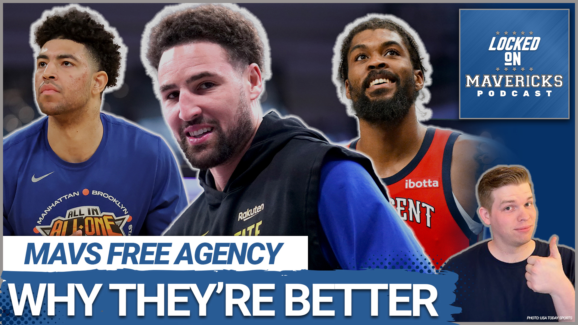 Nick Angstadt discusses how new additions like Klay Thompson, Naji Marshall, and Quentin Grimes will enhance the Dallas Mavericks' performance this season.