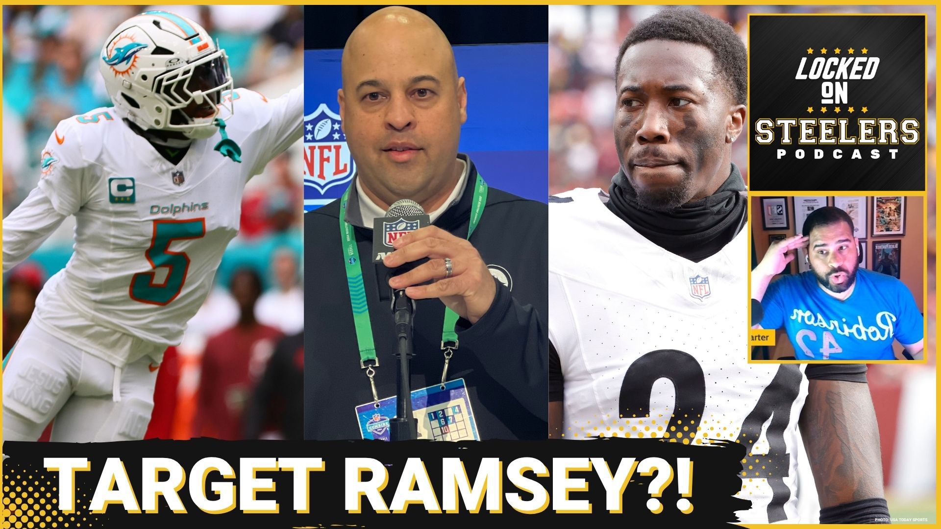 The Pittsburgh Steelers are rumored to be a team who could be a player in trade talks for the Miami Dolphins' cornerback Jalen Ramsey.