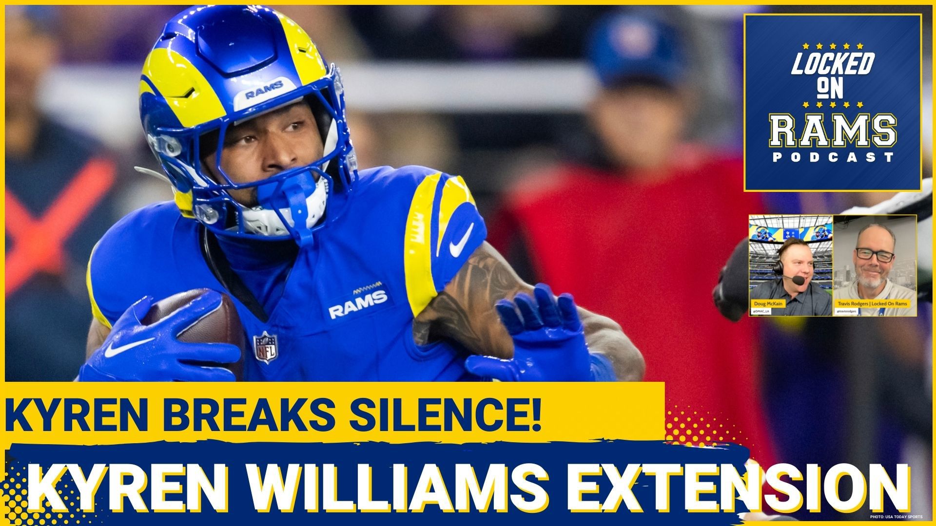Los Angeles Rams running back, Kyren Williams discussed his contract situation with the Rams and how confident he is about getting a new deal. D-Mac and Travis discu