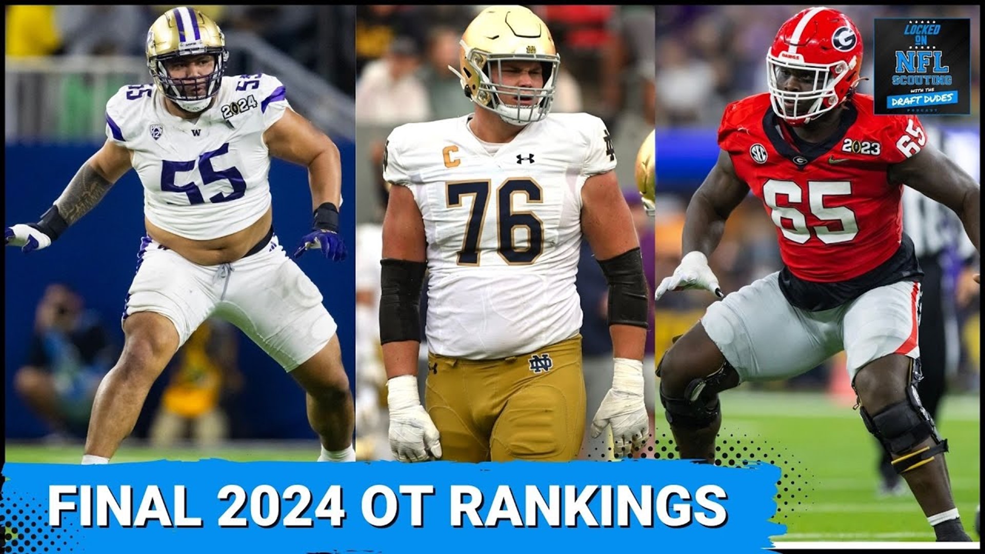 How good is the crop of offensive tackle prospects available in the 2024 NFL Draft? On today’s episode, Joe Marino and Kyle Crabbs compare their respective rankings.