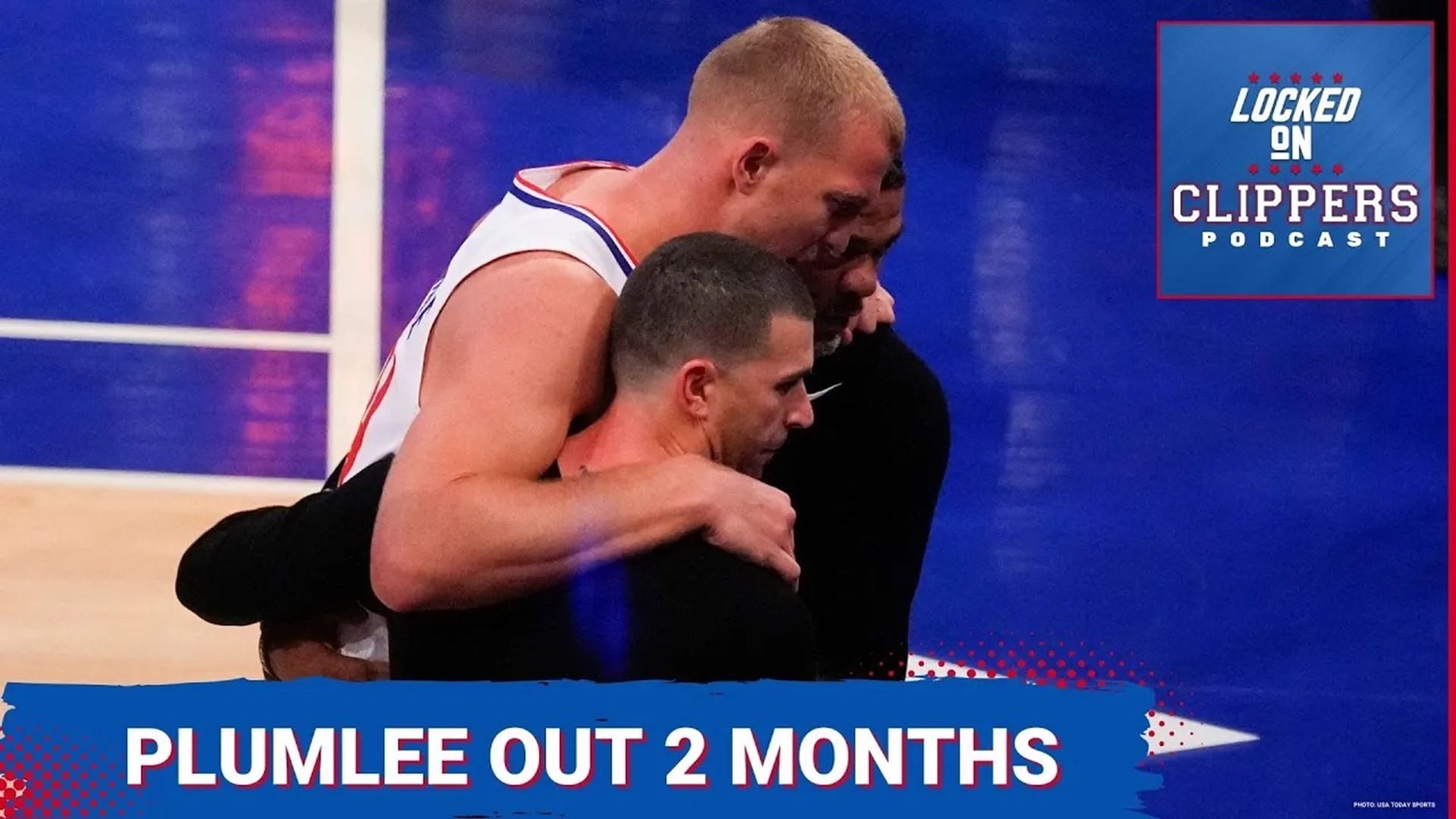 The LA Clippers will be without backup center Mason Plumlee for at least two months, as reported on Thursday by Shams Charania of The Athletic.