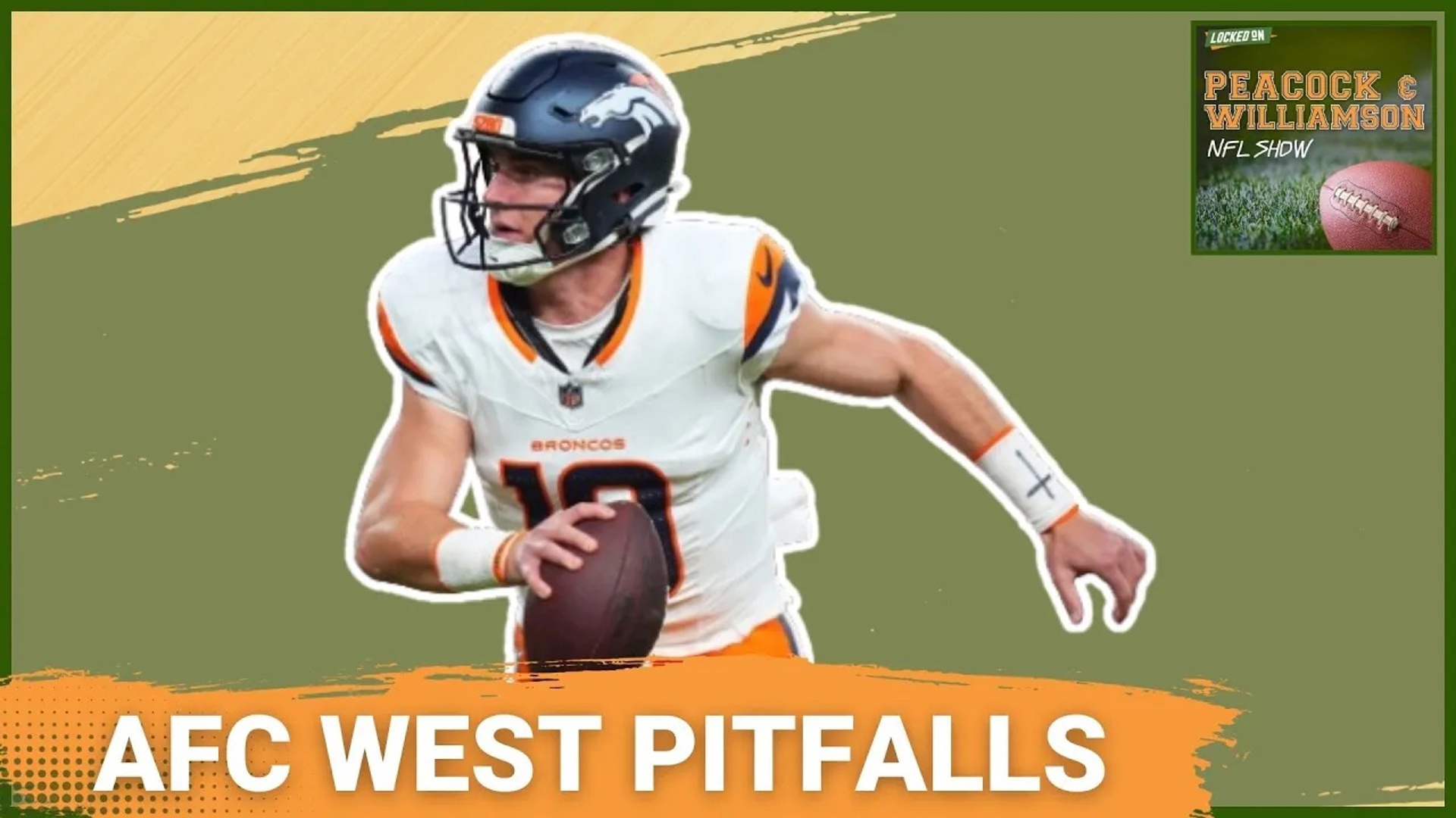 Bo Nix Named Starter // 2025 NFL Draft Watch List // AFC West Pitfalls