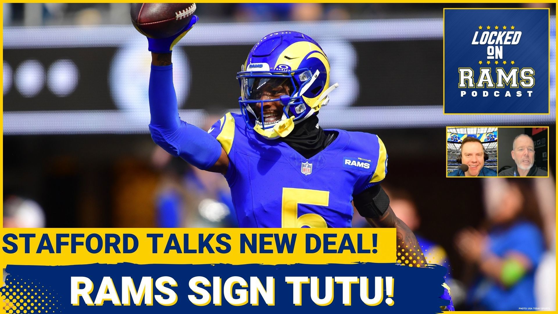 The Rams have re-signed Tutu Atwell to a $10 million contract. D-mac breaks down the signing and tells you why the Rams brought back Tutu. Next, Matthew Stafford ope