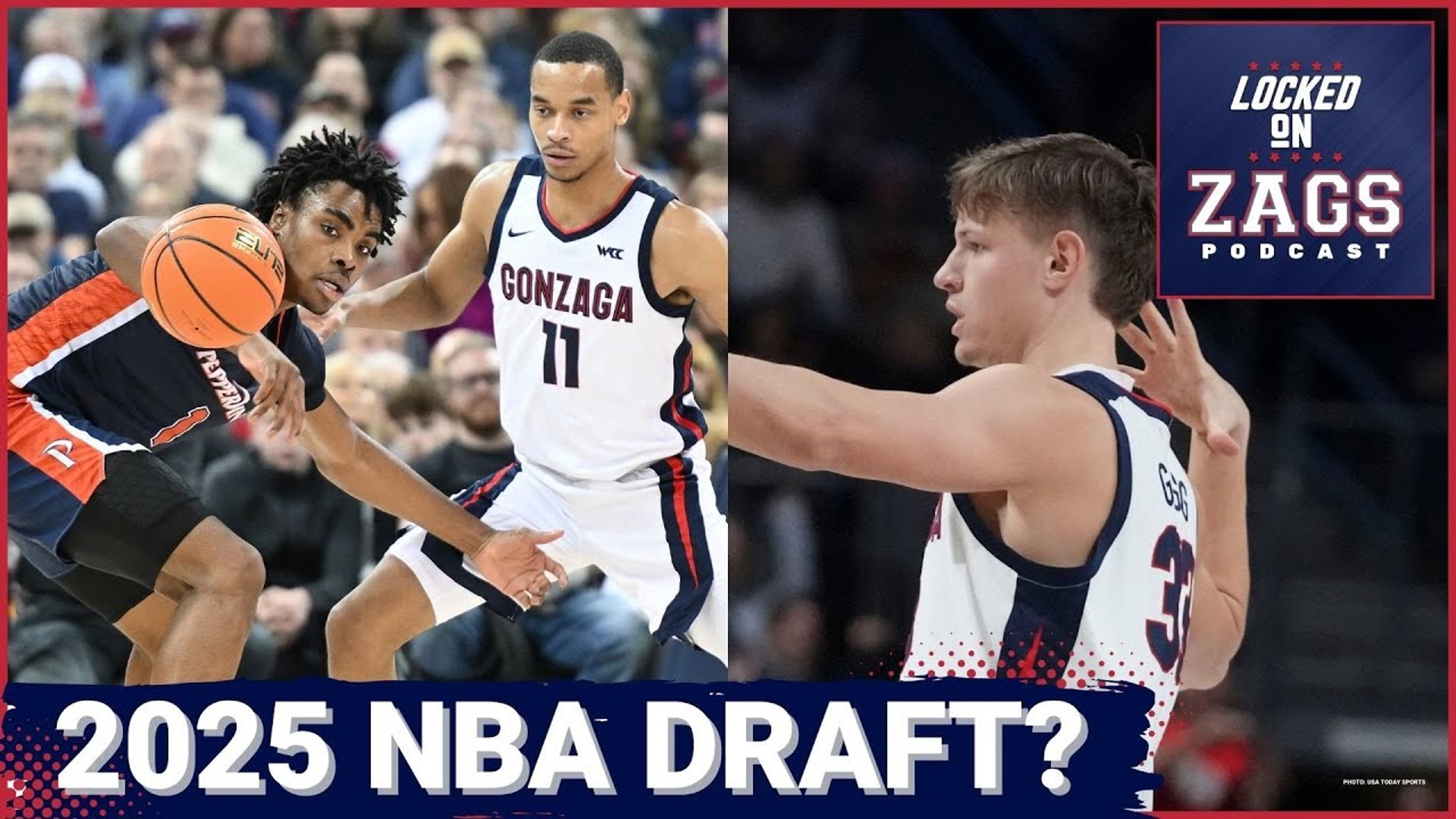 The Gonzaga Bulldogs have had at least one player selected in each of the past four NBA drafts, will that streak continue in 2025?