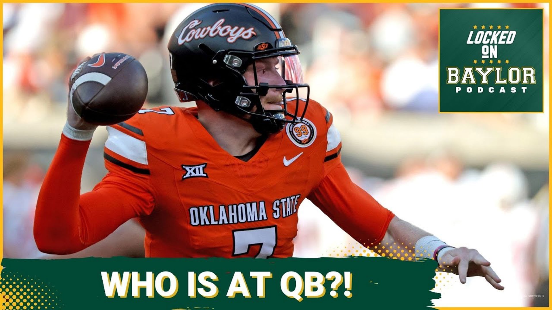 After two season-ending injuries, Oklahoma State will have to turn back to quarterback Alan Bowman, who is in his 7th year of college football & was benched earlier