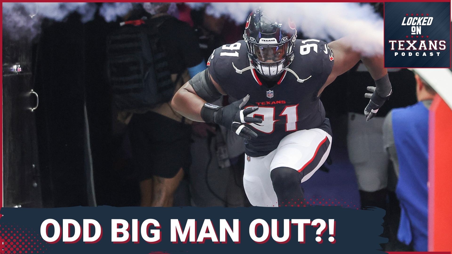 Folorunso Fatukasi is BACK in the mix, and now the Texans’ defensive tackle room is getting crowded. Who’s the odd man out on the D-line?