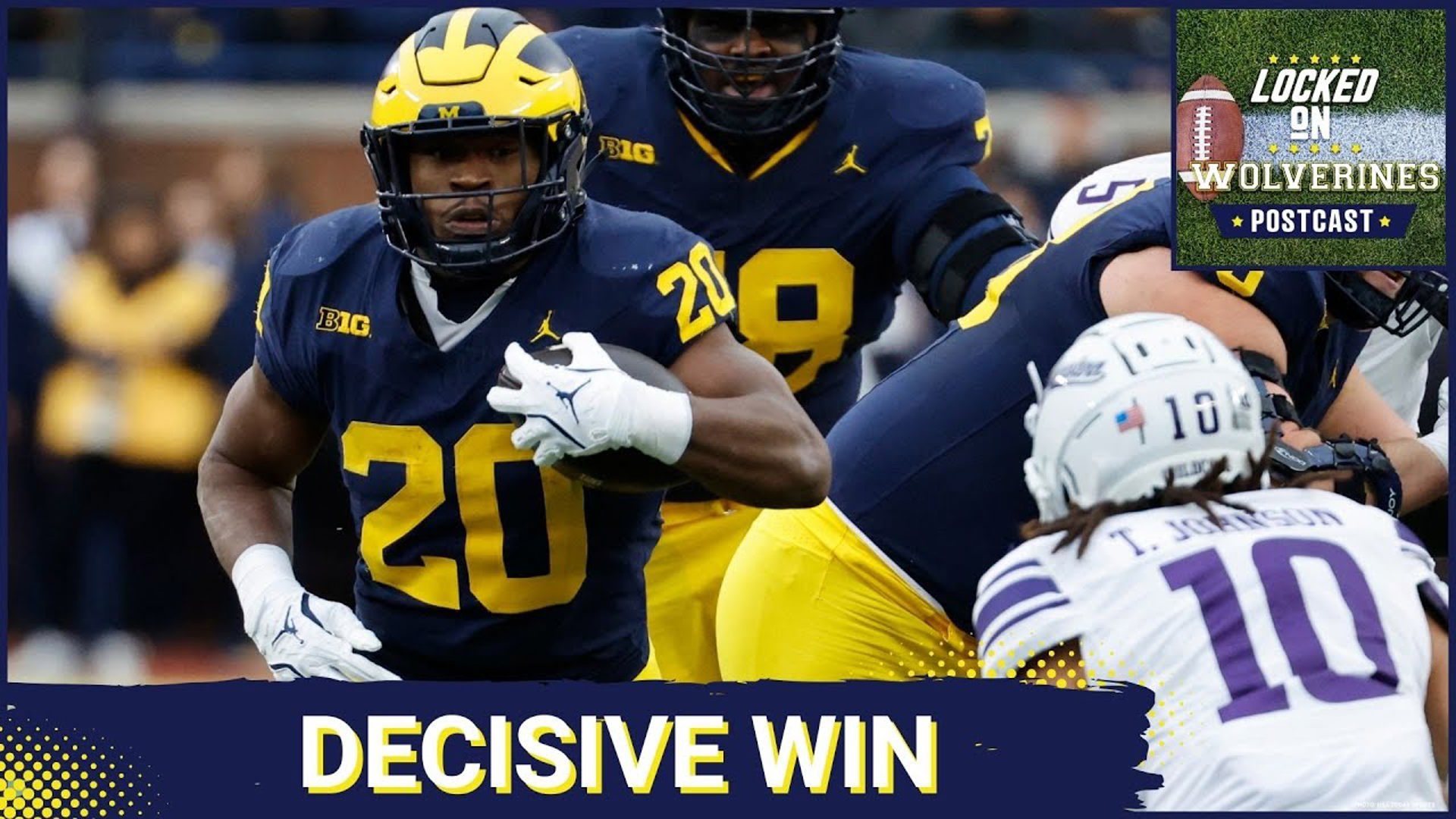 Michigan Wolverines defeated Northwestern Wildcats 50-6 at the Big House in Ann Arbor. Michigan Wolverines become bowl eligible with its 6th win of the season.