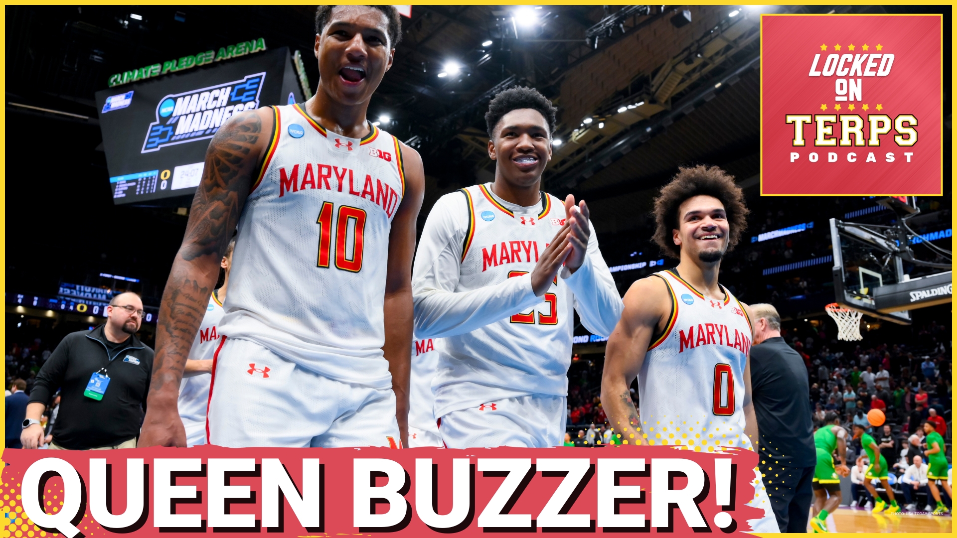 Tre Moore talks about the Terps' huge win against Colorado State.