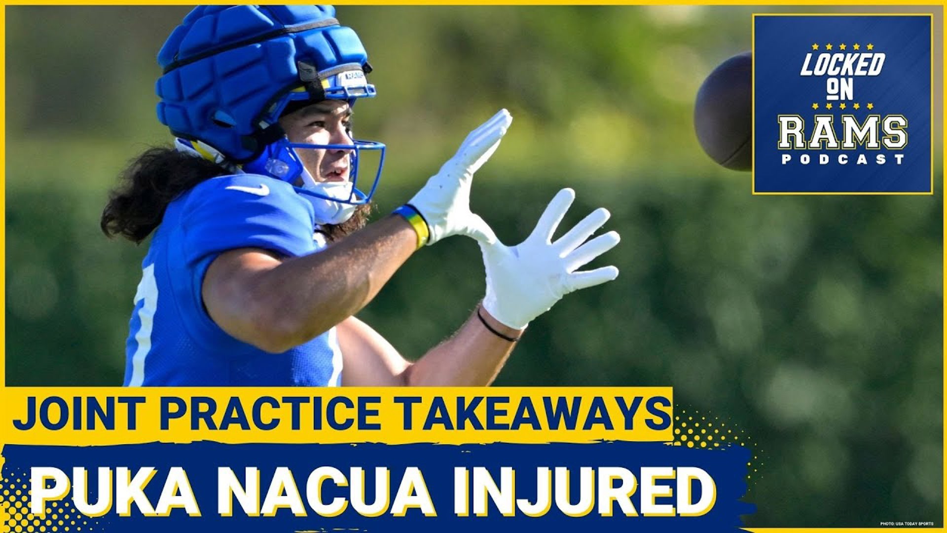 Rams star receiver Puka Nacua left Sunday's joint practice session with the Chargers with a knee injury. D-Mac and Travis provide the latest update on Nacua