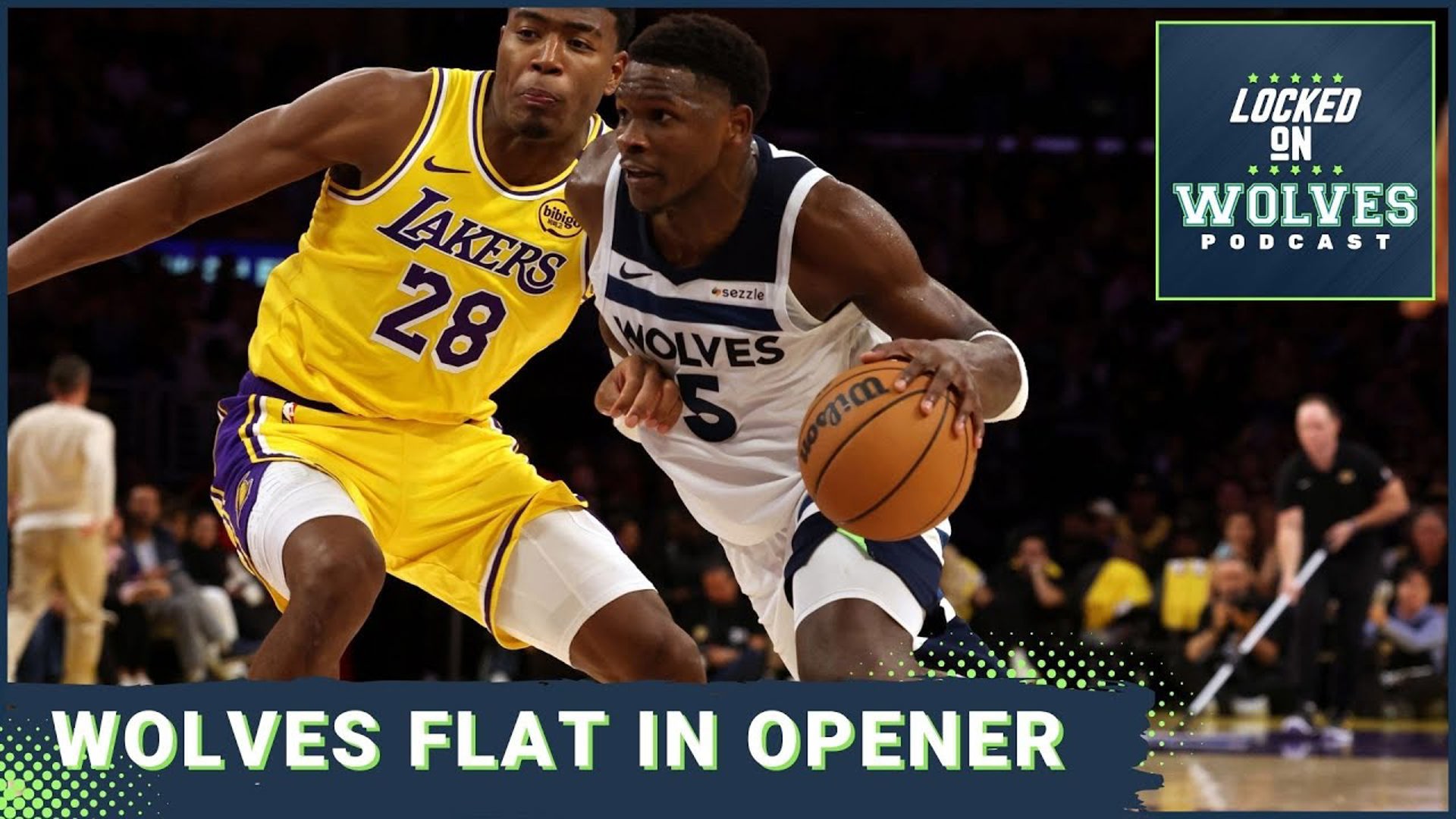 Minnesota Timberwolves fall flat in season-opening loss to Los Angeles Lakers