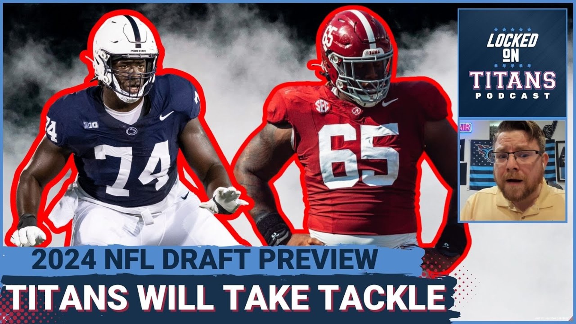 The Tennessee Titans have wrapped up their pre-draft visits and if one thing is for certain, it's that they will be selecting an offensive tackle in Round 1.