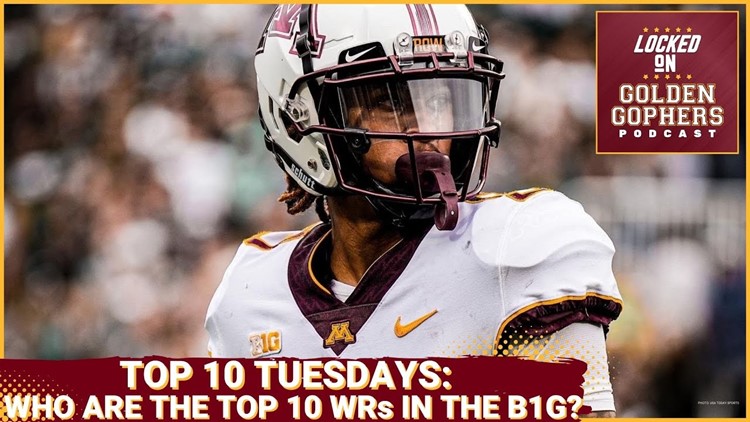 Minnesota Gophers Football: Tyler Johnson signs w/the LA Rams + Top 10 WRs in the Big Ten for 2023!