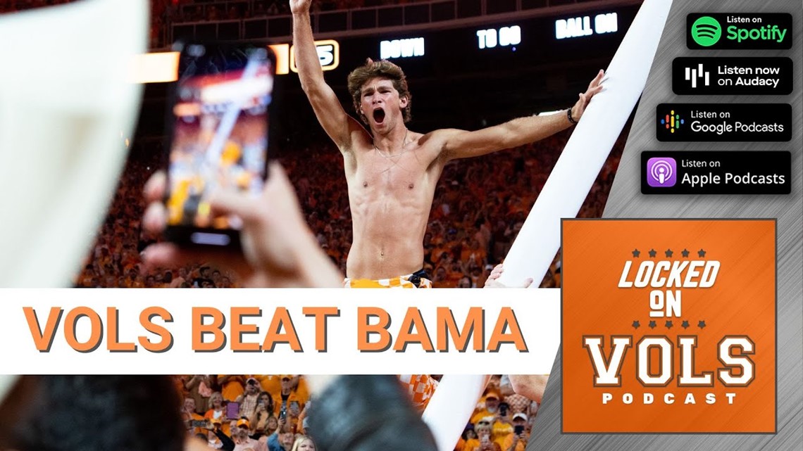 Tennessee Vols win over Alabama on Jalin Hyatt, Chase McGrath 40yard field goal POSTCAST