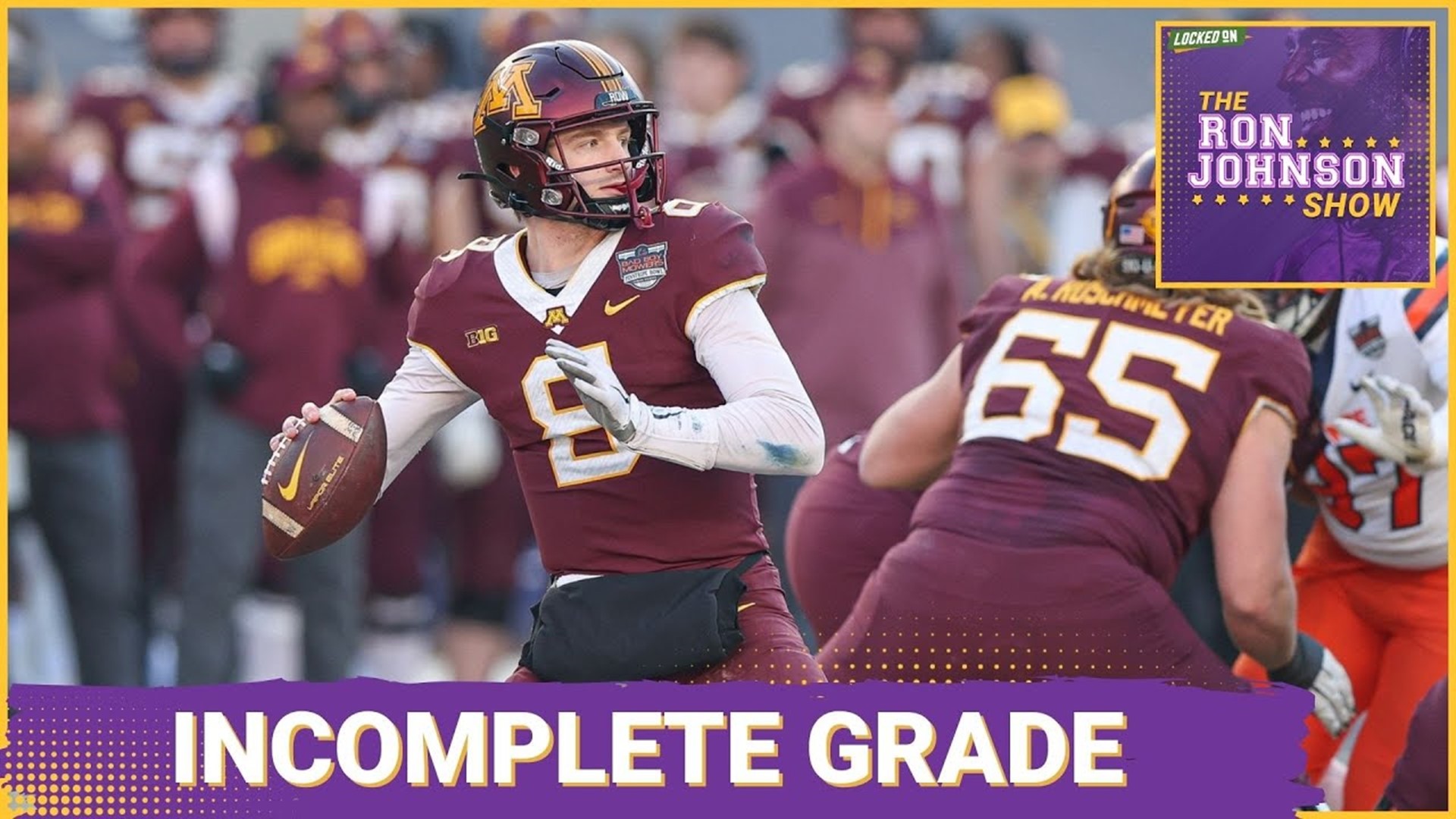 Where Gophers QB Athan Kaliakmanis Ranks Nationally + Le'Meke Brockington Joins - Ron Johnson