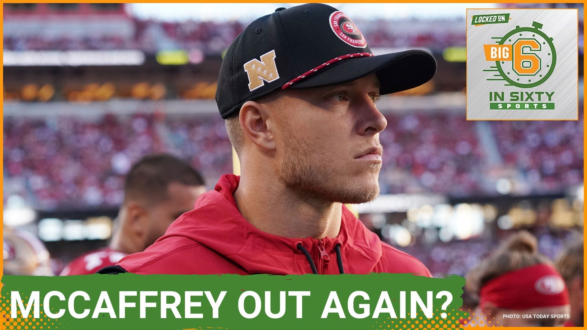 Christian McCaffrey deals with an injury and Lamar Jackson misses practice. The Steelers prepare to start Justin Fields and Alabama preps for Wisconsin. #49ers