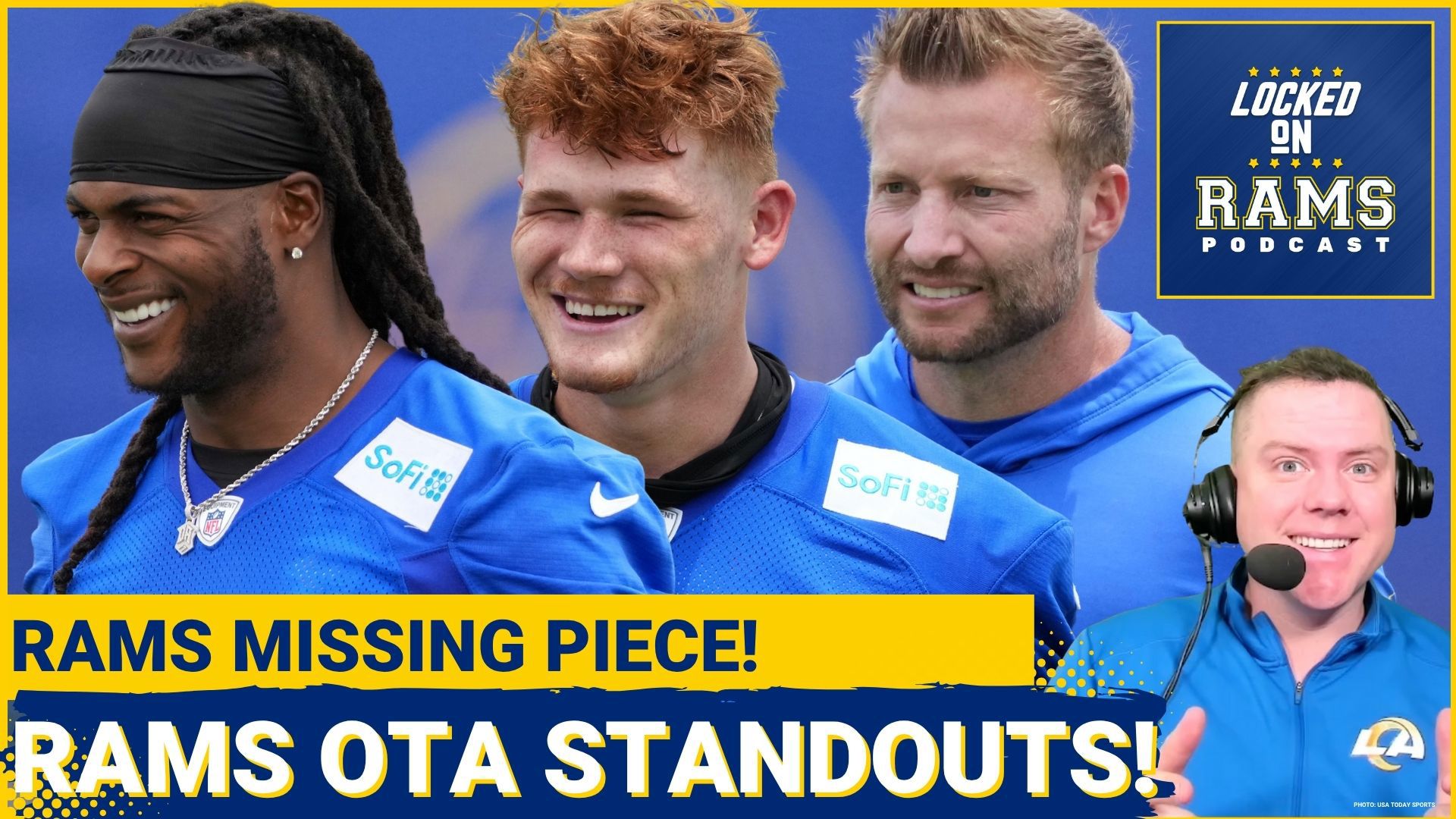 D-mac breaks down all the news and notes from Rams OTAs. Who is standing out? Also, Davante Adams is already having a big impact. Plus, who is the Rams missing piece