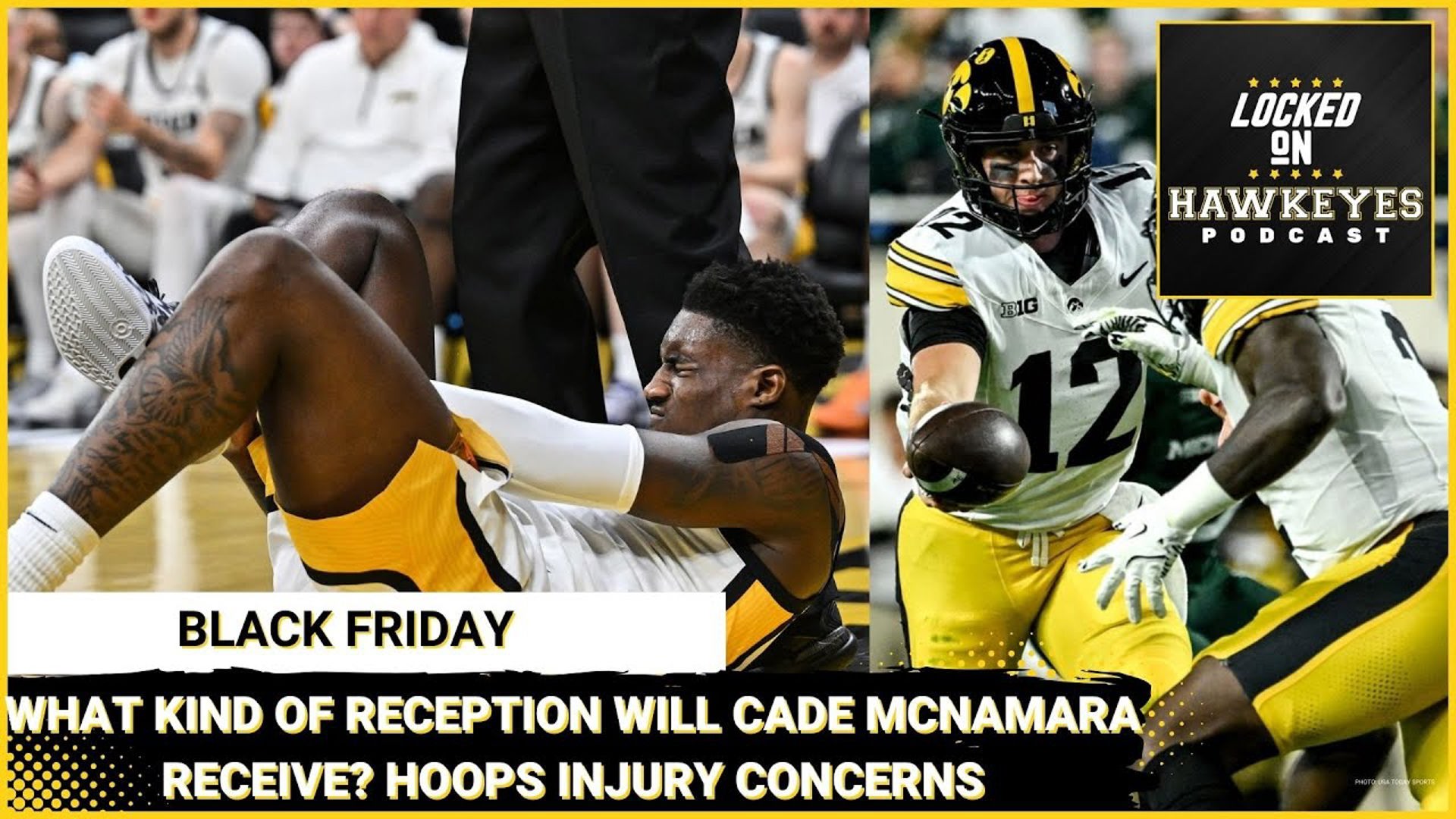 How Iowa Hoops' injuries could impact their Big Ten start & Cade McNamara's reception on Senior Day