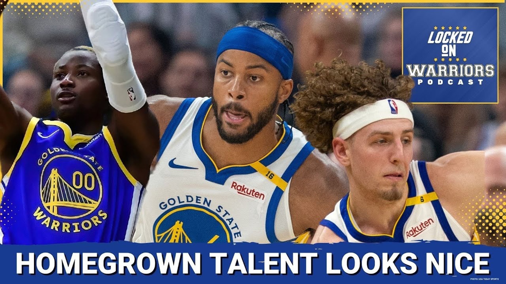 Golden State's recent draft picks Moses Moody, Jonathan Kuminga, Brandin Podziemski and Trayce Jackson Davis were the stars of the show.