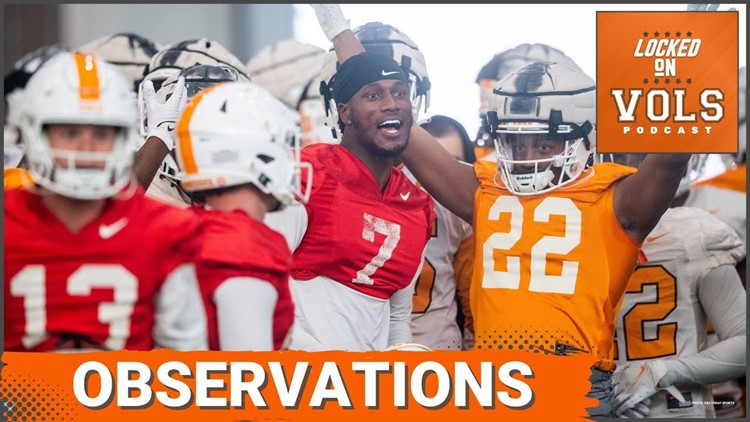 Tennessee Vols Football Spring Practice Highlights. Observations and takeaways from day one