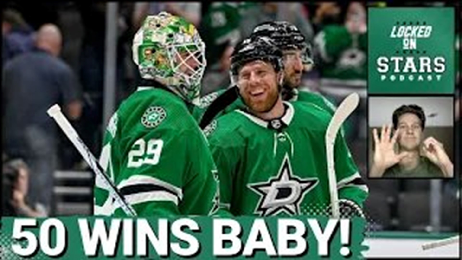 The Dallas Stars beat the Buffalo Sabres 3-2 for the 50th win of the season. It's the fifth time in Franchise History the Dallas Stars have hit the 50 win mark.