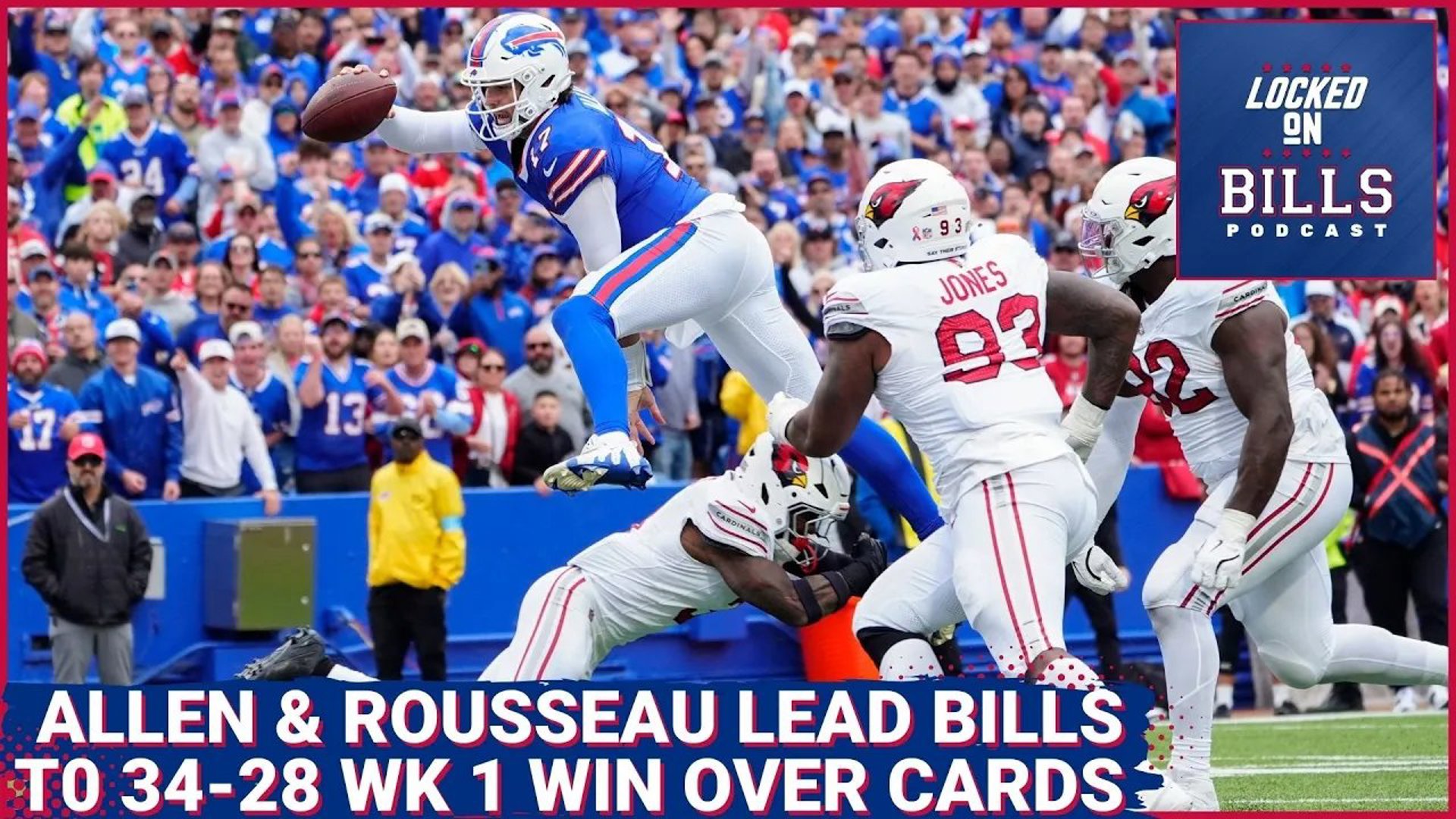 The Buffalo Bills overcame plenty of adversity to claim a 34-28 win over the Arizona Cardinals in Week One. On today's episode, Joe Marino provides his reaction.