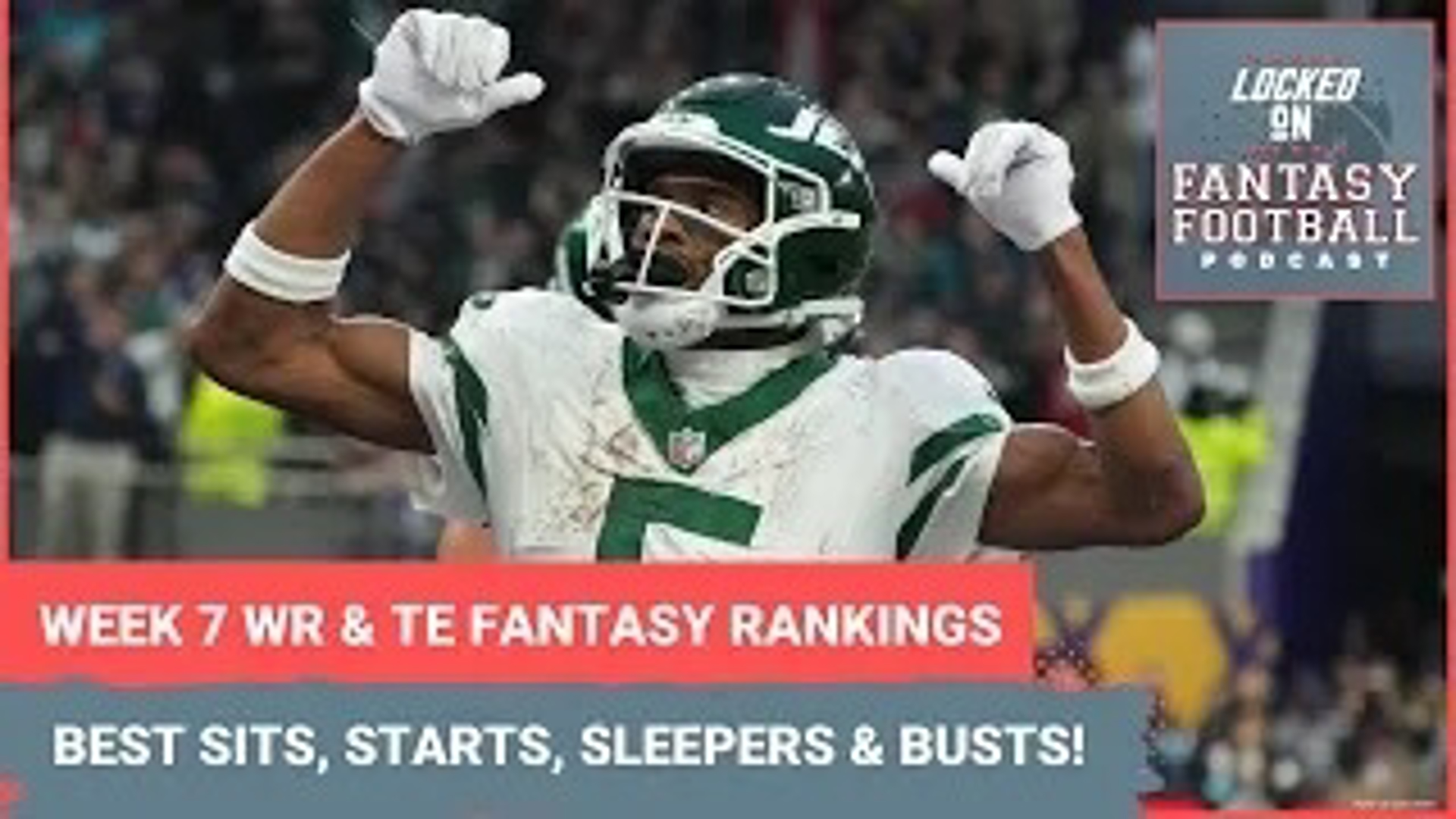 Sporting News.com's Vinnie Iyer and NFL.com's Michelle Magdziuk compare and contrast their wide receiver and tight end rankings for Week 7.