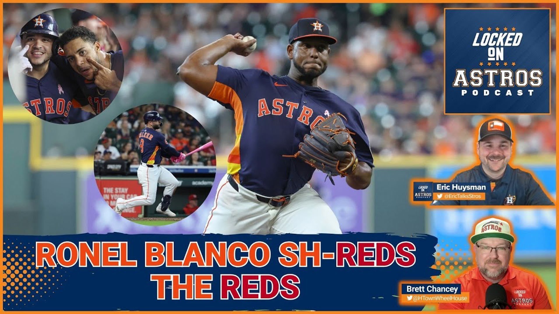 Brett and Eric break down a wild series with the Cincinnati Reds. Ronel Blanco helped the bullpen get reset. He went eight innings and absolutely shoved with 11 Ks