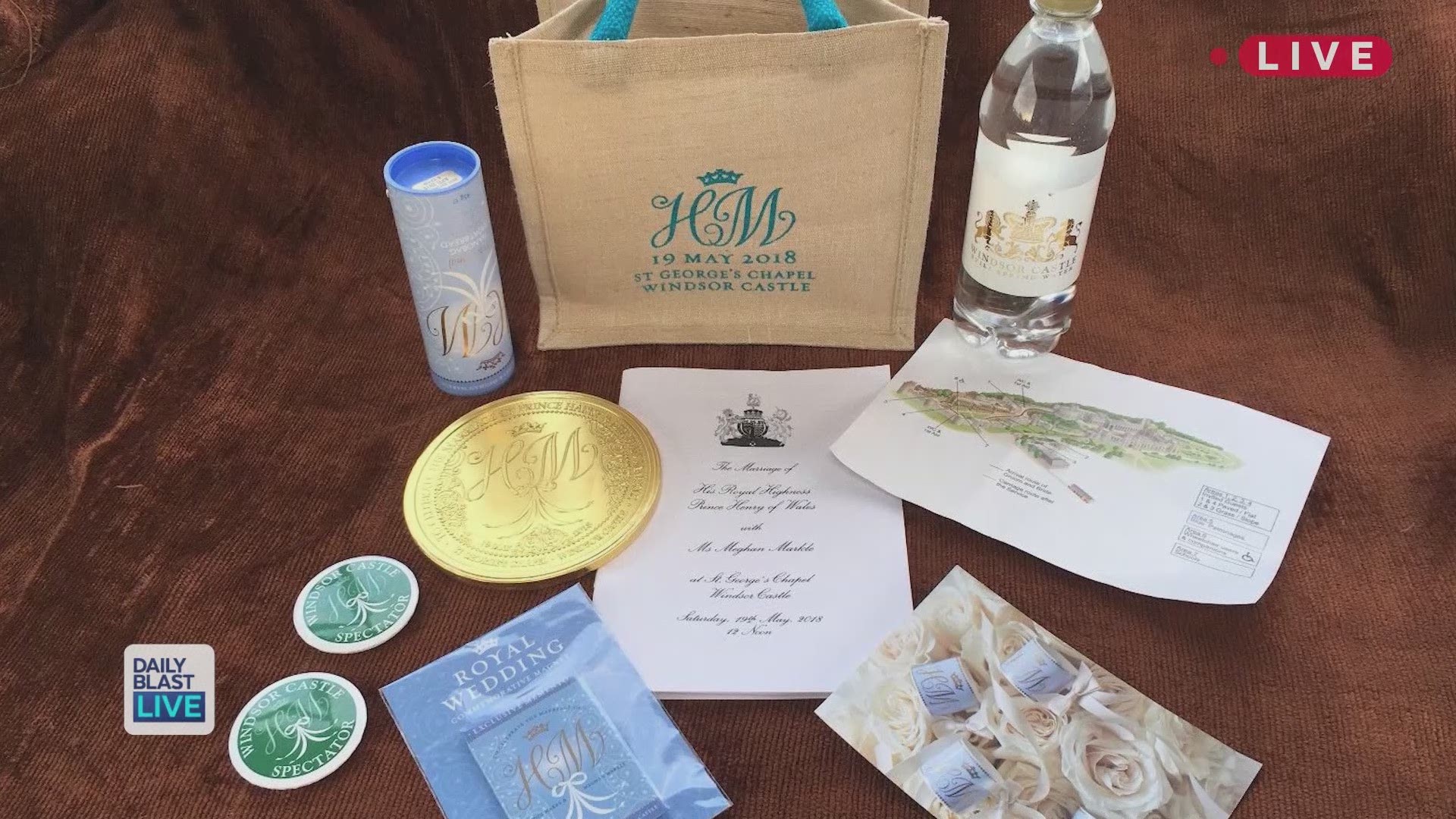 You may not have been invited to the royal wedding, but you can own a piece of the day! The official commemorative bags are available for bidding on Ebay and include magnets, chocolate, shortbread cookies, and much more. Daily Blast LIVE is bringing you a