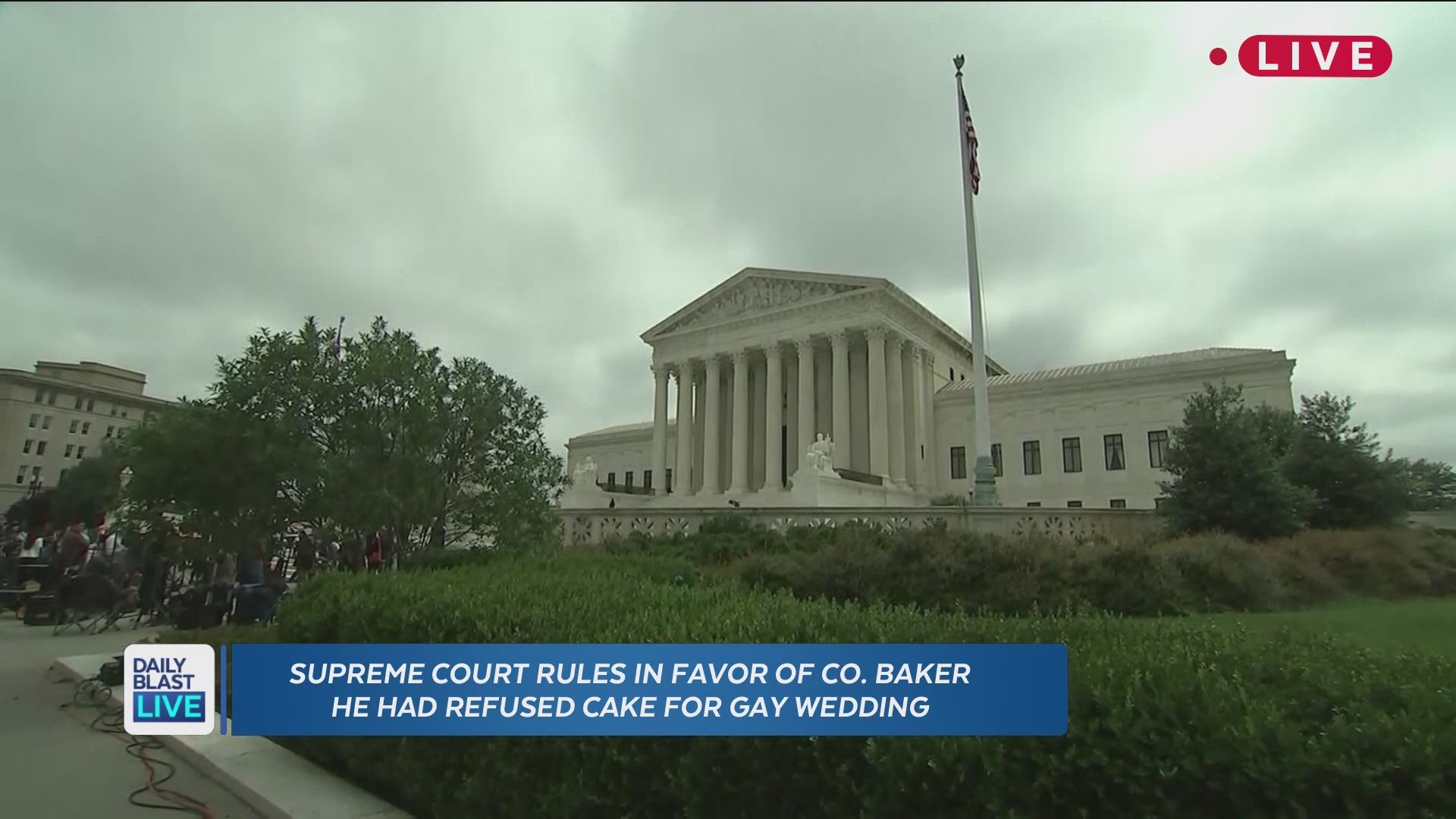 A divided Supreme Court absolved a Colorado baker of discrimination for refusing to create a custom wedding cake for a same-sex couple. The verdict criticized the states treatment of the baker ruling that the civil rights commission was hostile to him. Ho