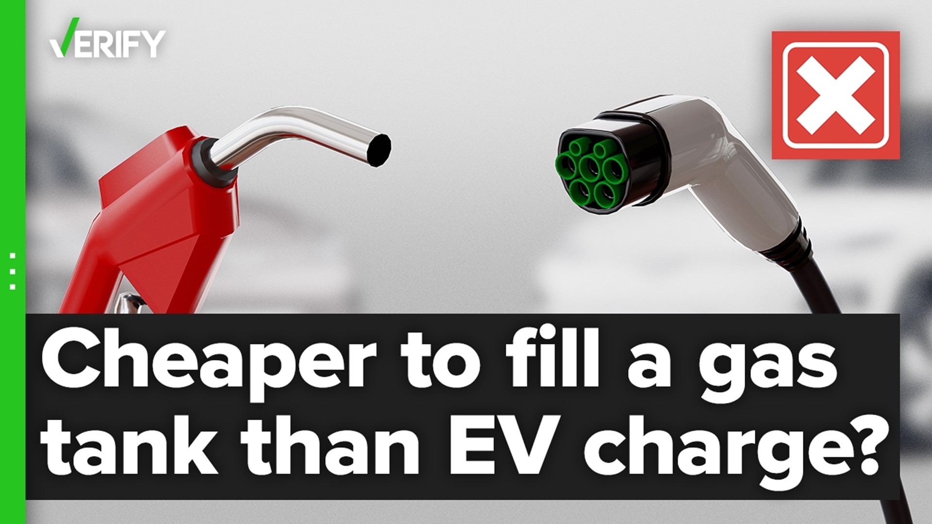 Is it cheaper to go one mile in a gas-powered car than an electric car? The VERIFY team confirms this is false.