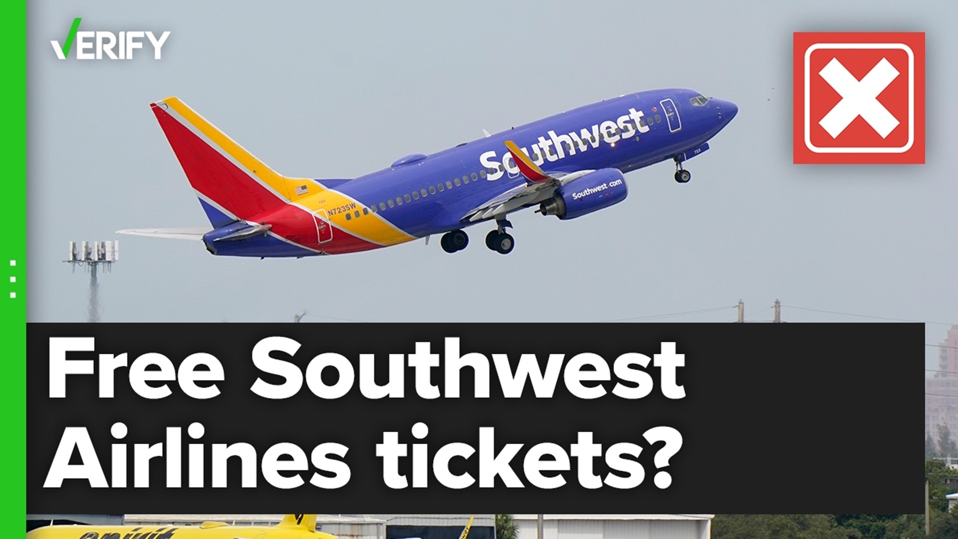 The post promising free plane tickets from Southwest Airlines is a classic example of a social media giveaway scam called “like-farming.”