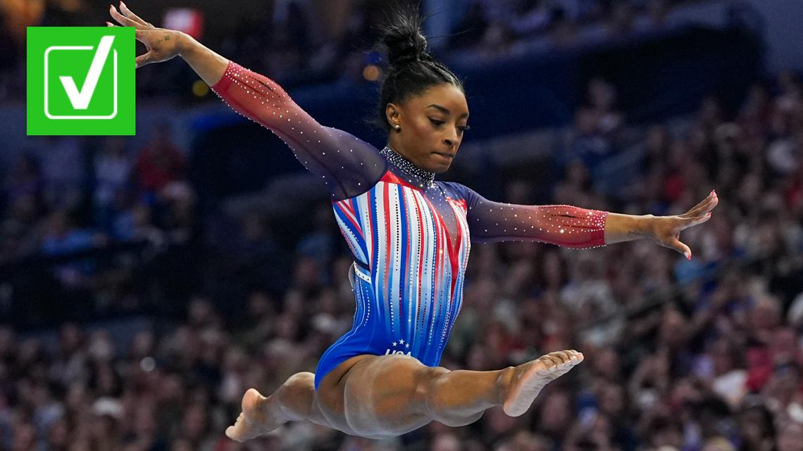 Simone Biles oldest gymnast on U.S. women Olympic team since 195 | wbir.com