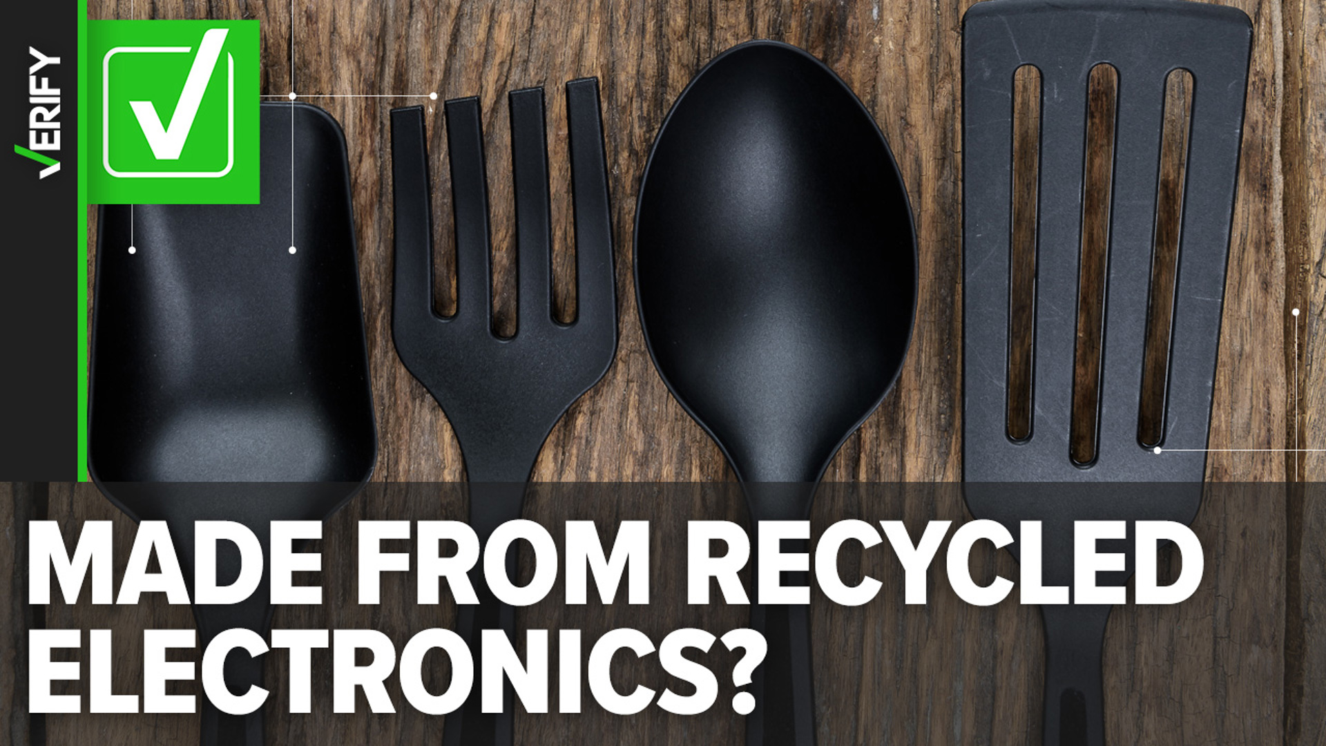 Items made from black plastics, like spatulas, toys and take-out containers, may contain harmful chemicals from recycled electronics. We VERIFY data on health risks.