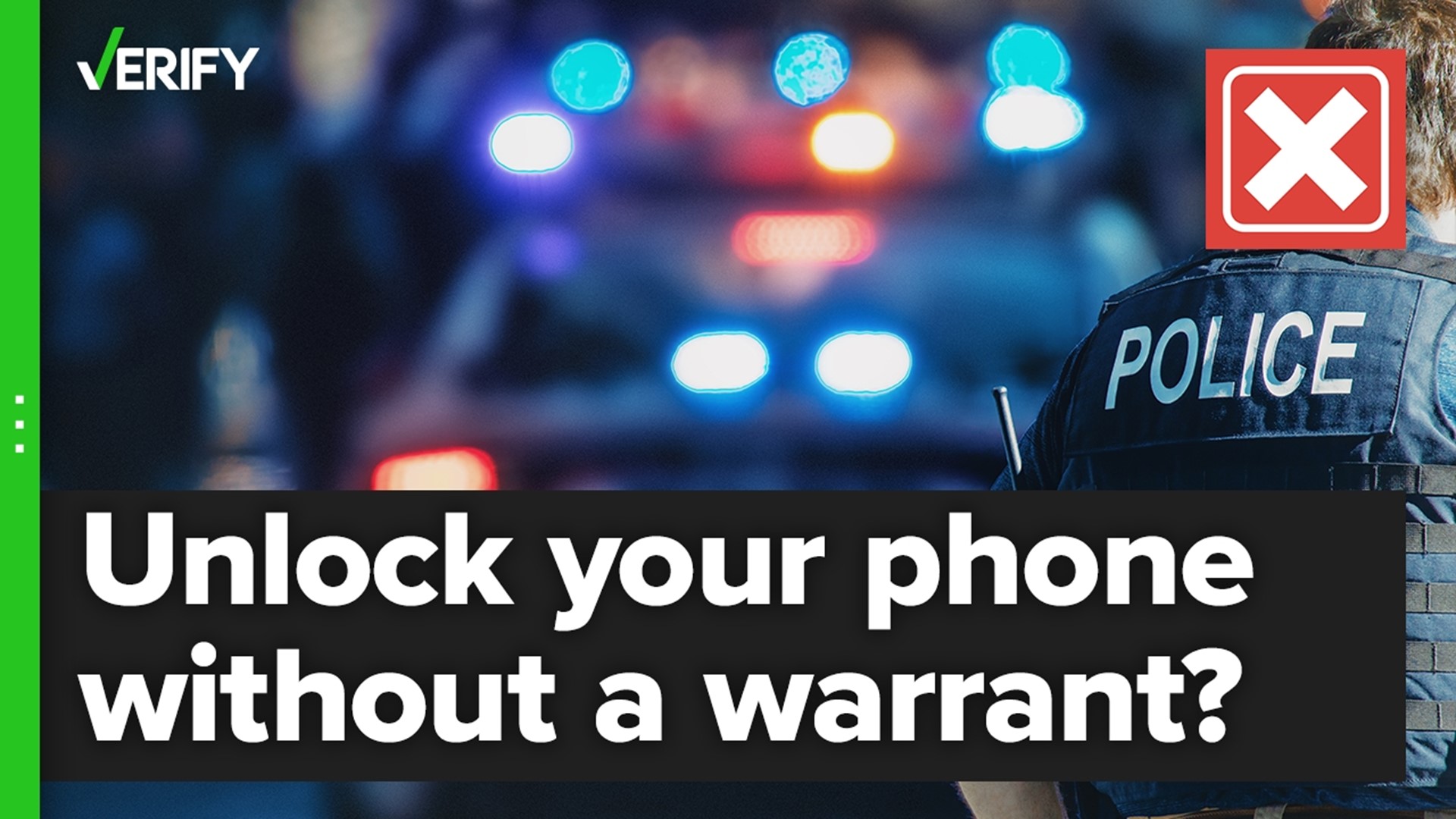 The Fourth Amendment requires police to have a warrant or your consent to search your phone.
