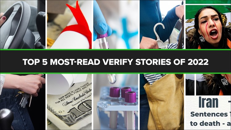 The top 5 most-read VERIFY stories of 2022