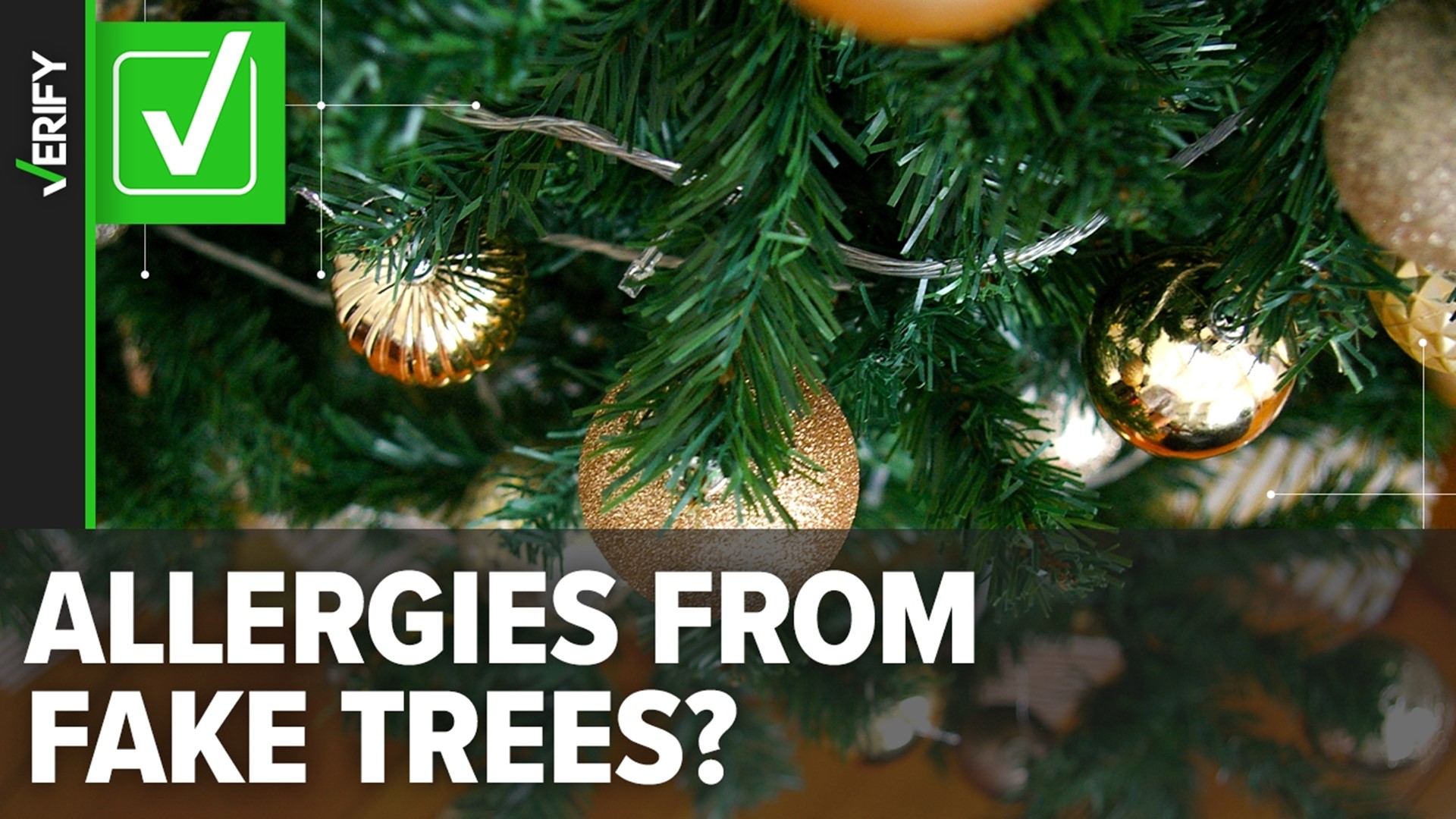 Fake trees can cause Christmas tree syndrome allergic reaction