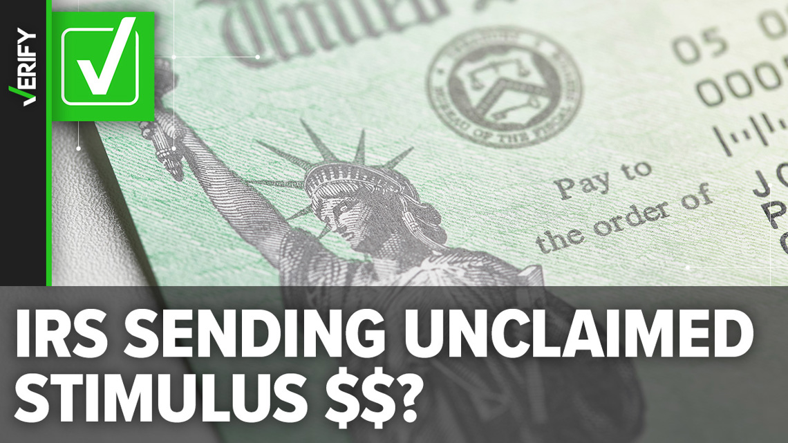 Unclaimed stimulus payments will be sent out by the IRS | wbir.com