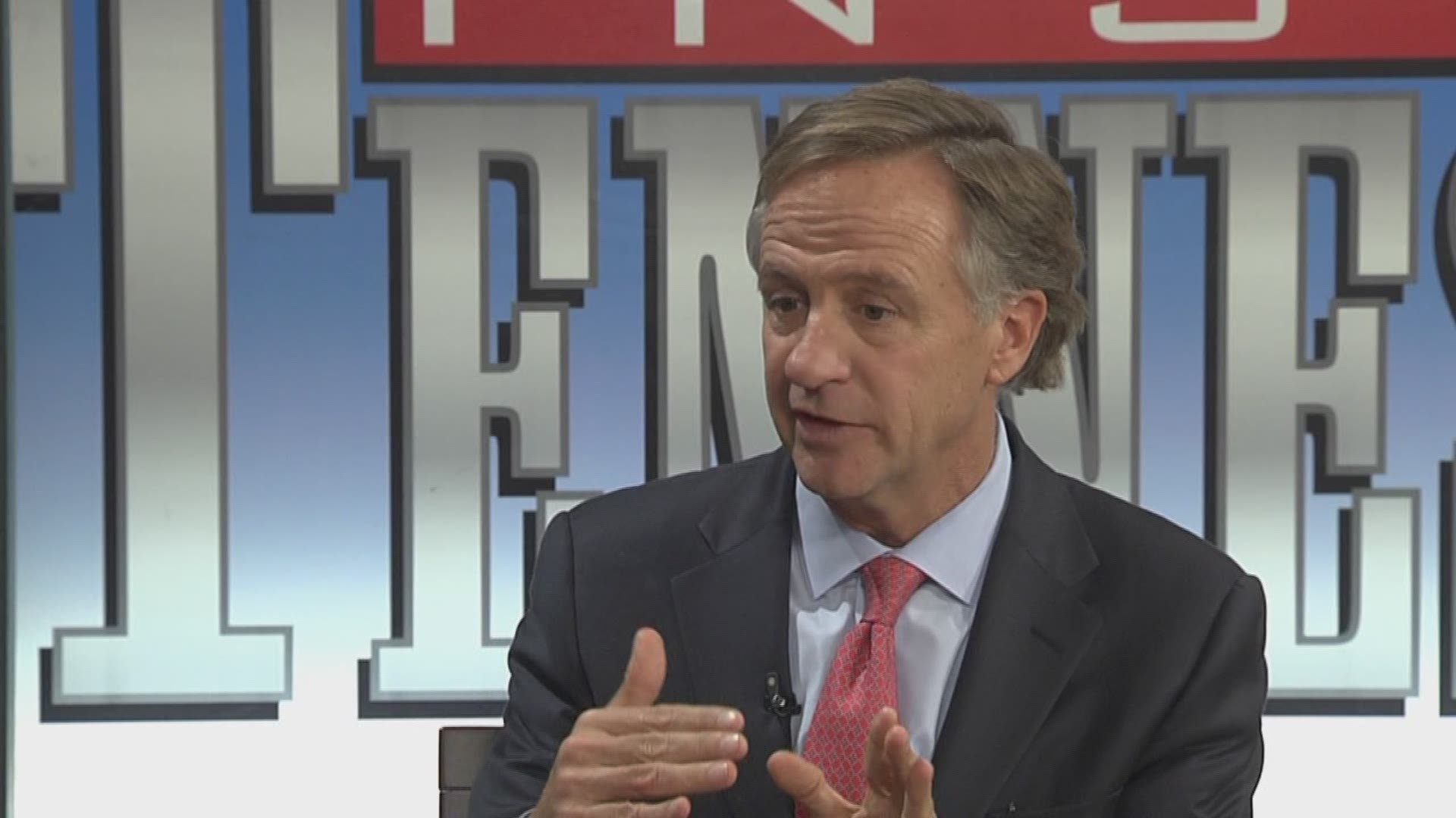 Gov. Bill Haslam talks about state issues including the budget and proposed legislation.