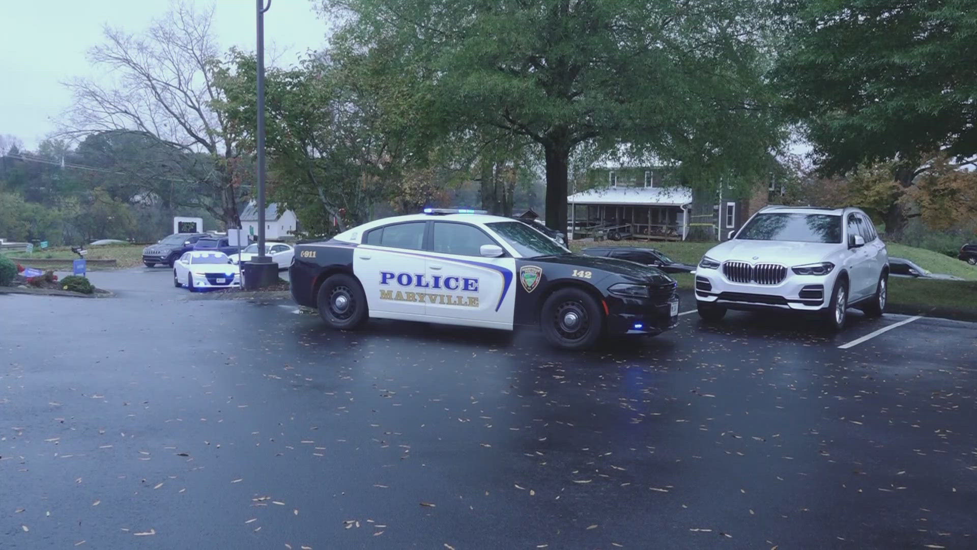 The shooting happened around 9:45 a.m. near the justice center on East Lamar Alexander Parkway.