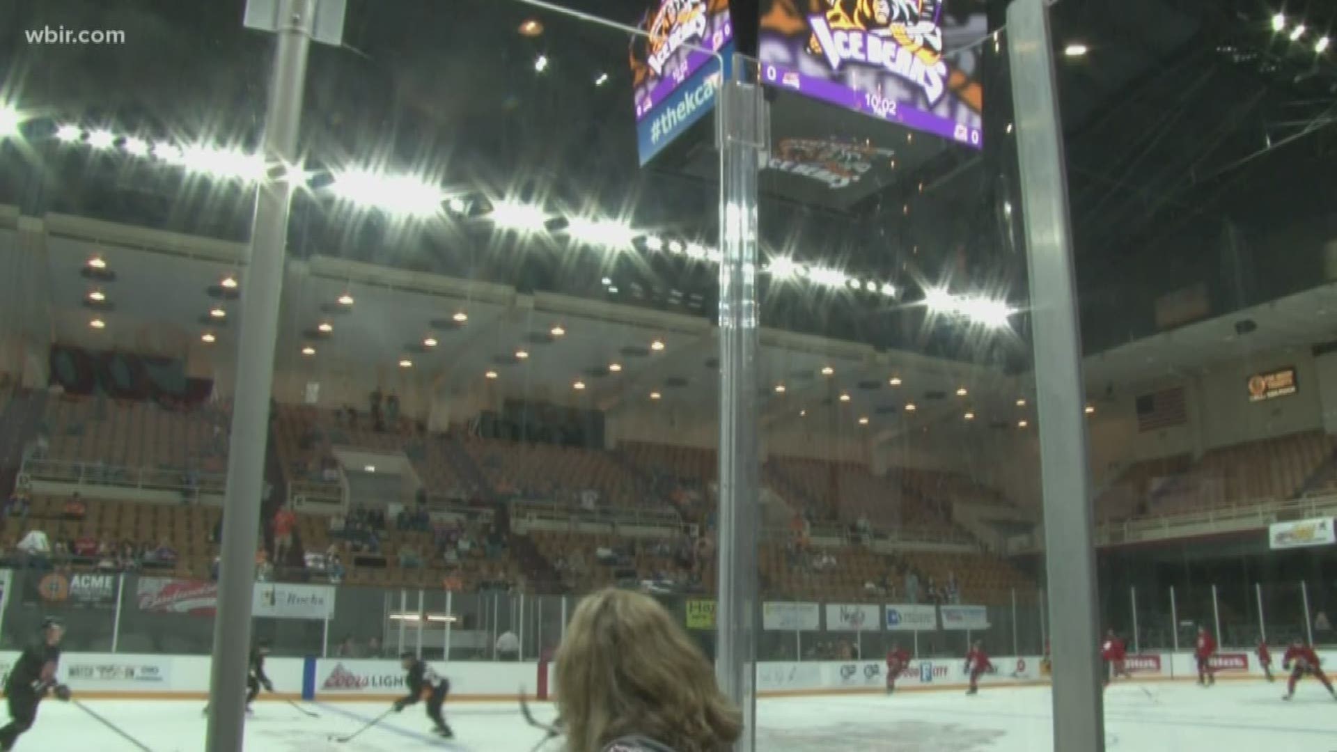 The nearly $11 million project included replacing the original 1961 ice floor,  hanging a new scoreboard over the center of the rink, and building bigger bathrooms.