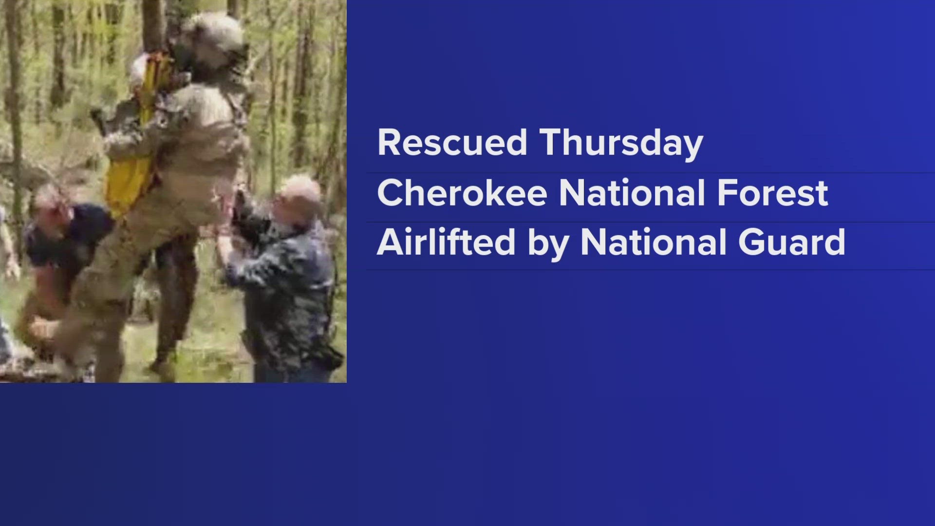 Deputies said it happened Thursday, almost two miles in to a remote part of the Cherokee National Forest.