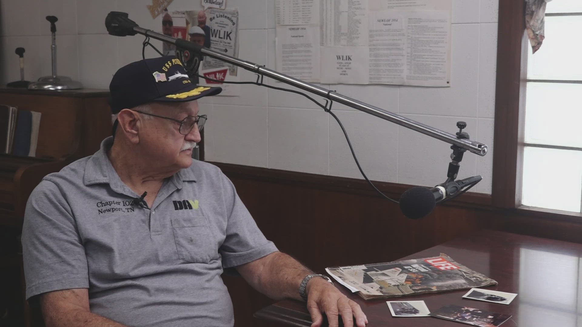 WLIK Radio honored Vietnam vets by airing their stories and favorite songs, thanks to a project led by local vet Rob Watkins and JROTC students.