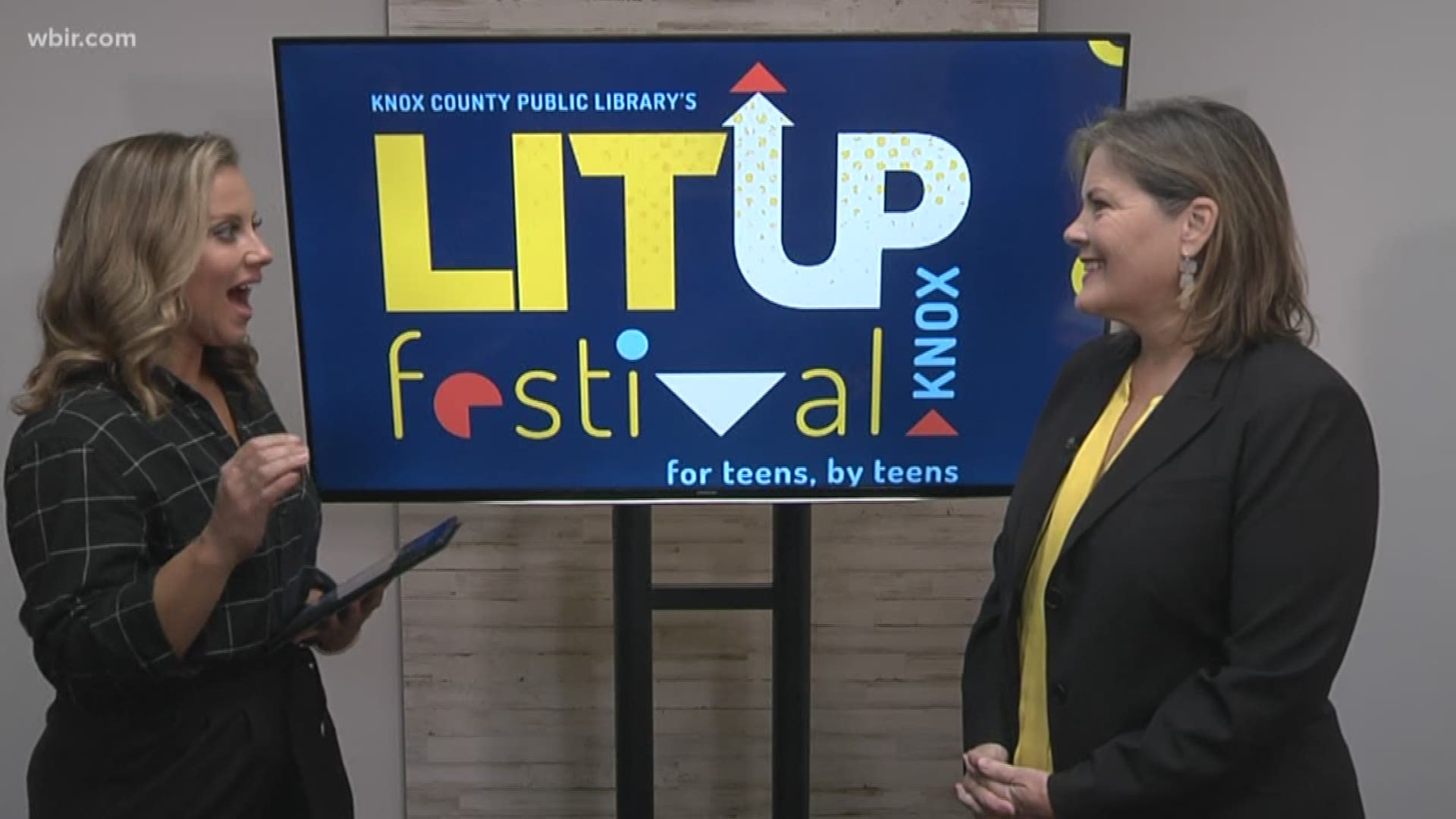 The Knox County Library will hold the LitUp Festival in downtown Knoxville in Market Square on Sunday, October 13, 2019.