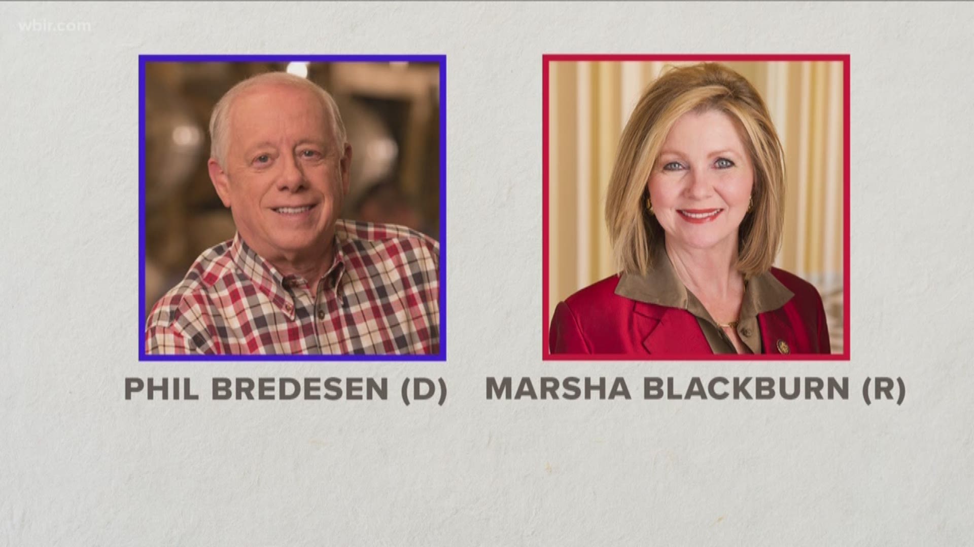 Republican Marsha Blackburn was in Knoxville for a campaign event where she visited a gun store. Her opponent, Democrat Phil Bredesen says he also strongly supports the 2nd amendment.