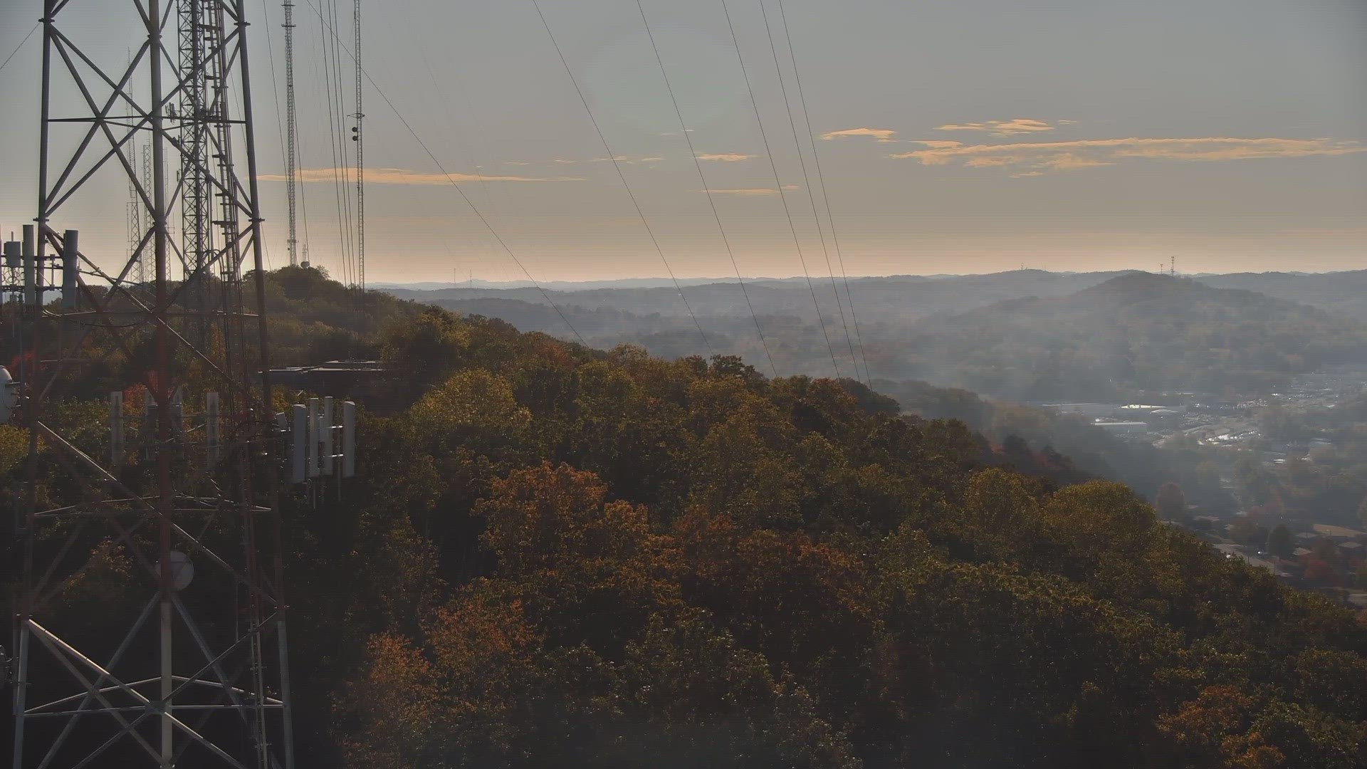 The Knoxville Fire Department said the brush fire was located near Bruhin Road.